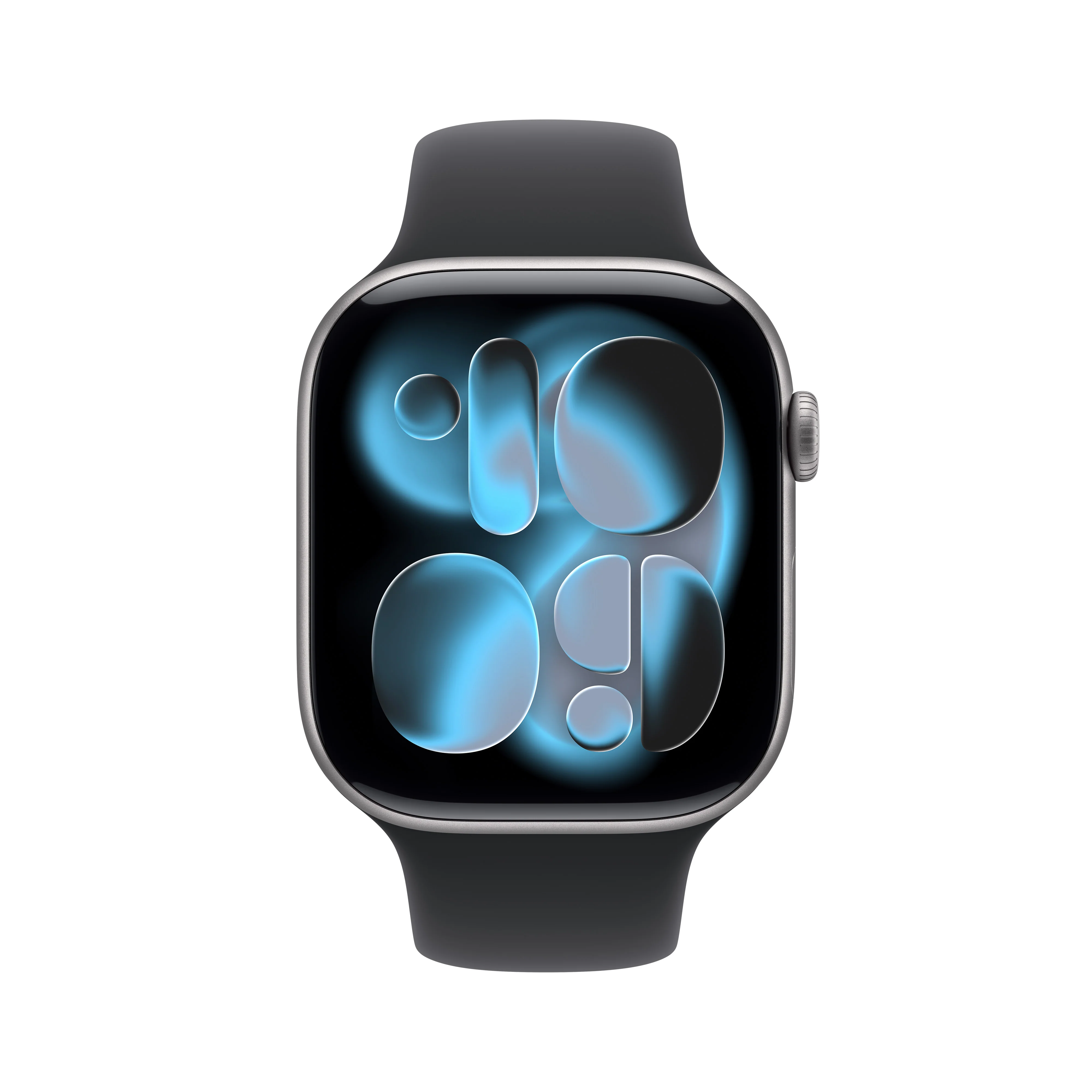Apple • Apple Watch Series 11 • Gris sidéral 46 mm • Bracelet Sport noir (M/L) - Image 2
