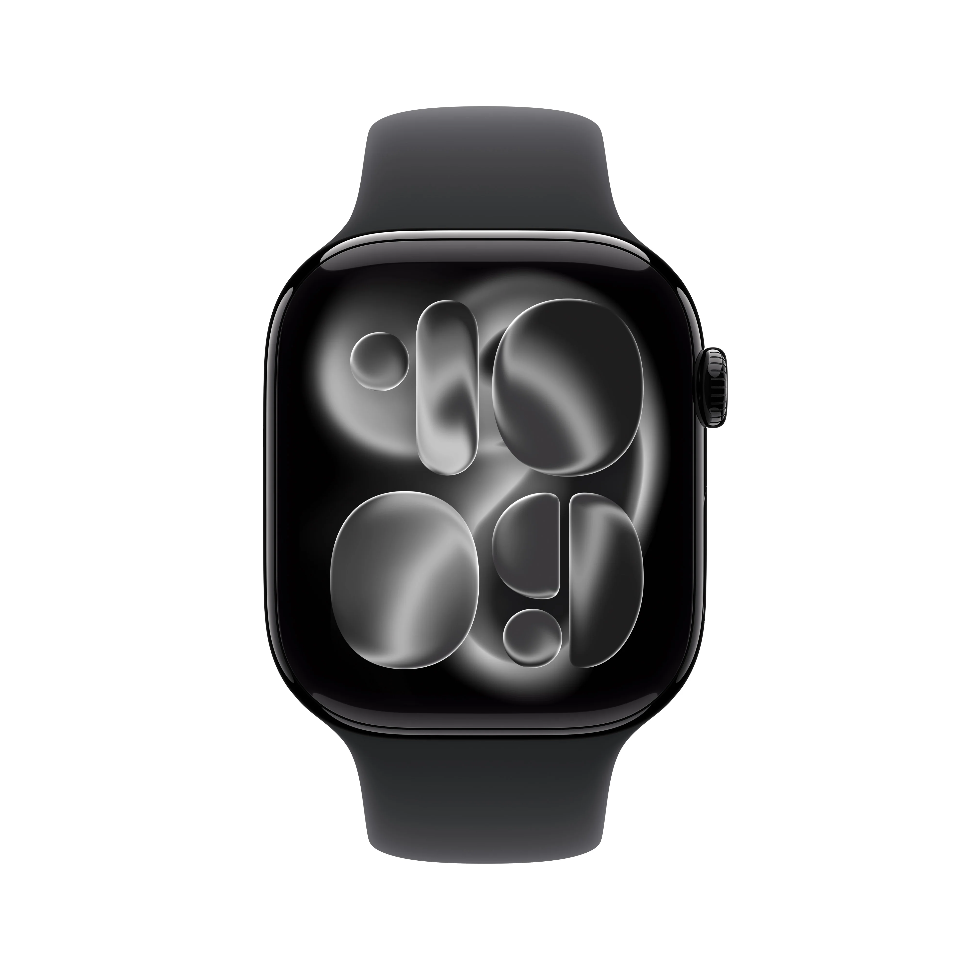 Apple • Apple Watch Series 11 • Noir de jais 46 mm • Bracelet Sport noir (M/L) - Image 2