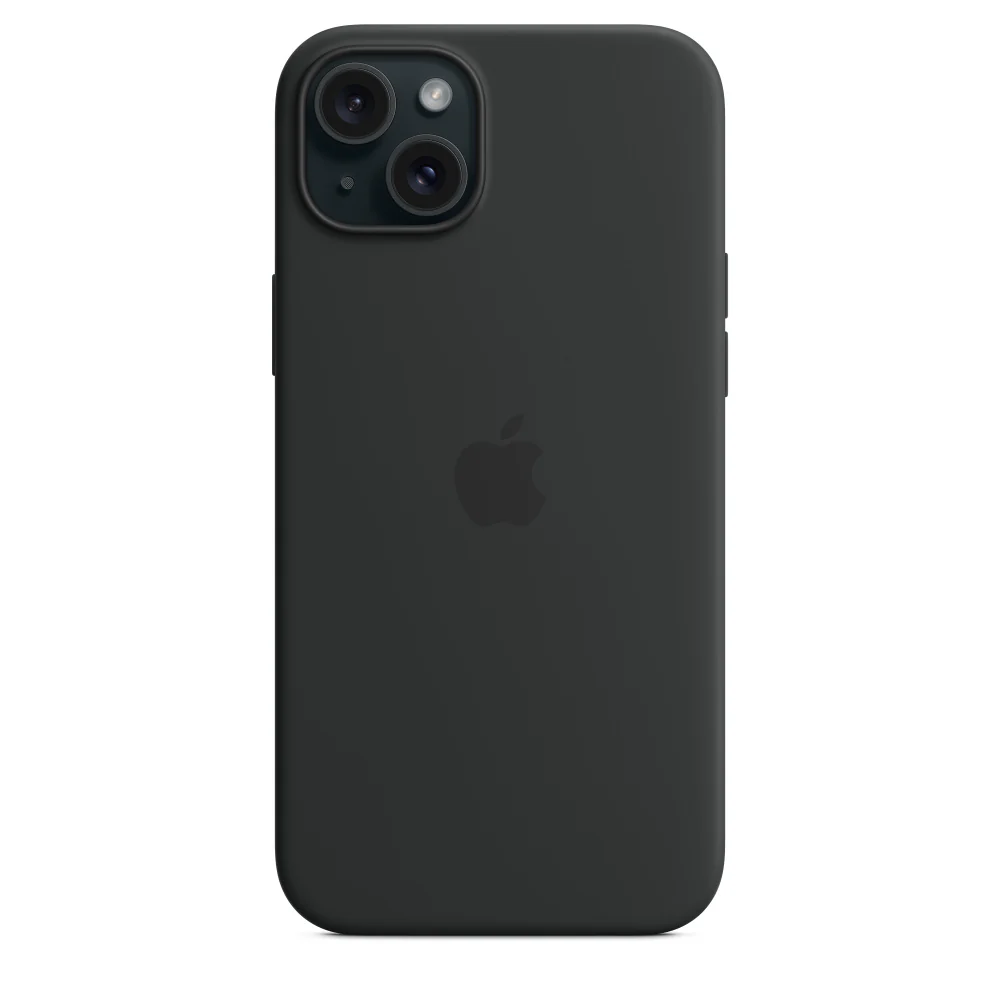 Apple • Coque en silicone avec MagSafe pour iPhone 15 Plus • Noir - Image 5