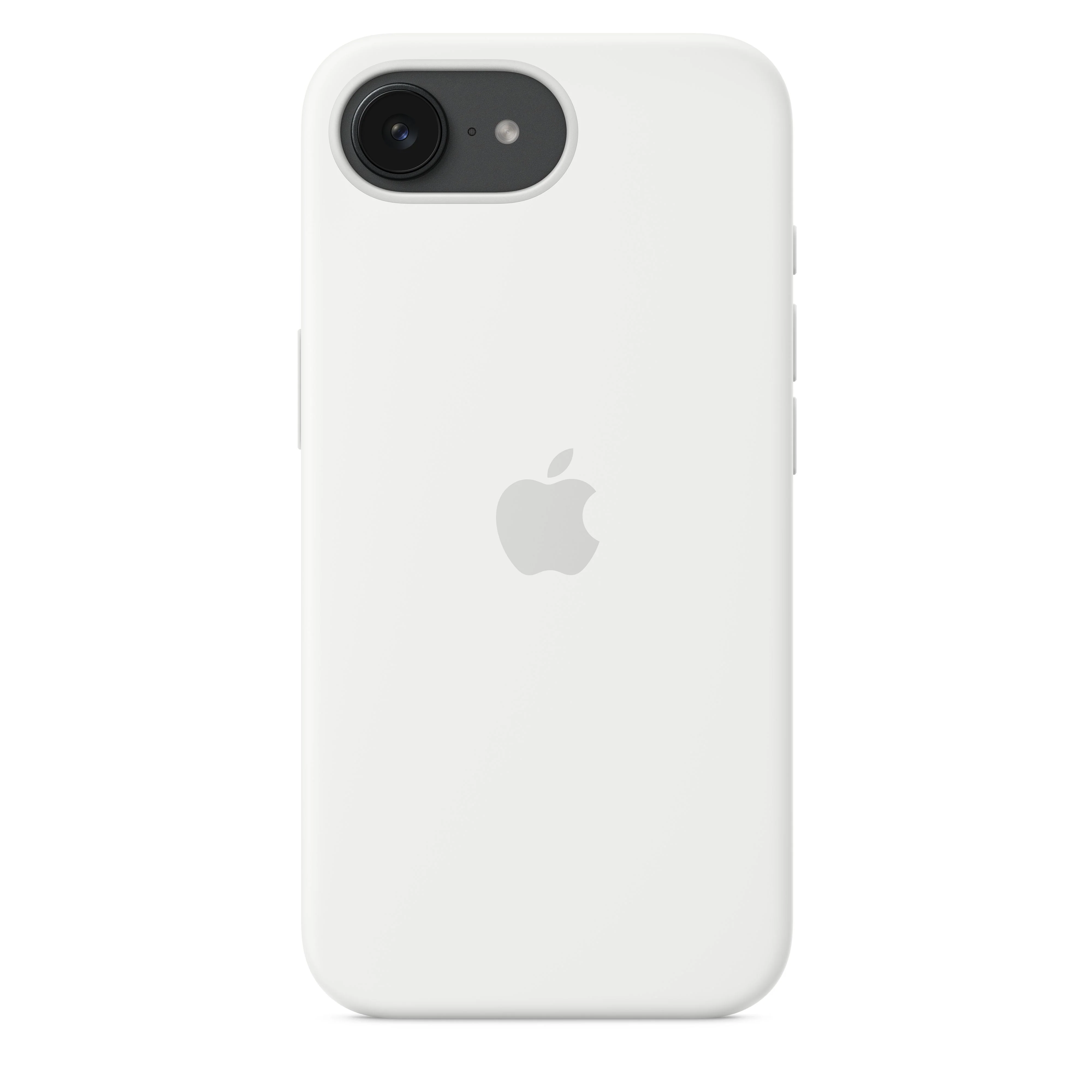 Coque en silicone pour iPhone 16e – Blanc - Image 2