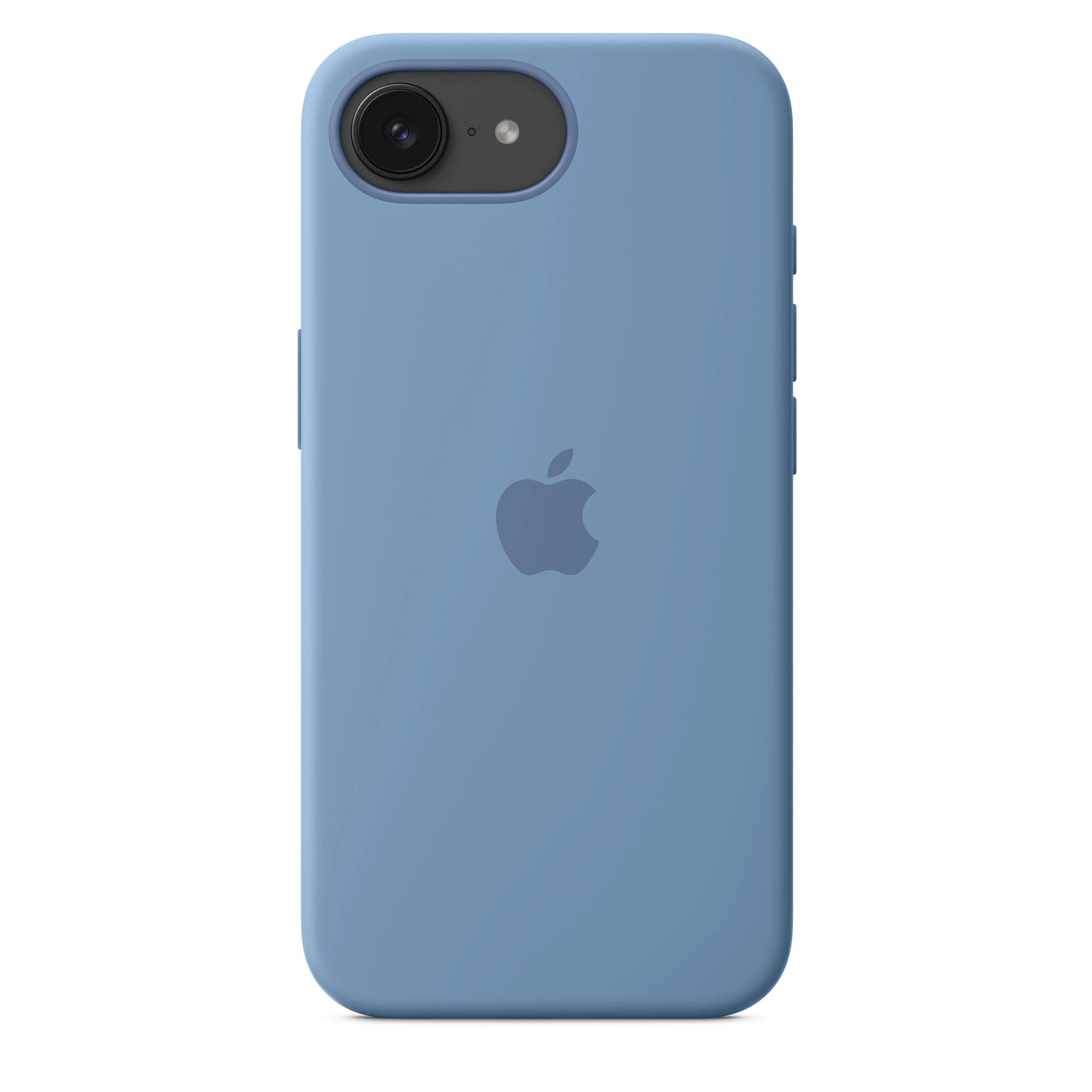 Coque en silicone pour iPhone 16e – Bleu d’hiver - Image 2
