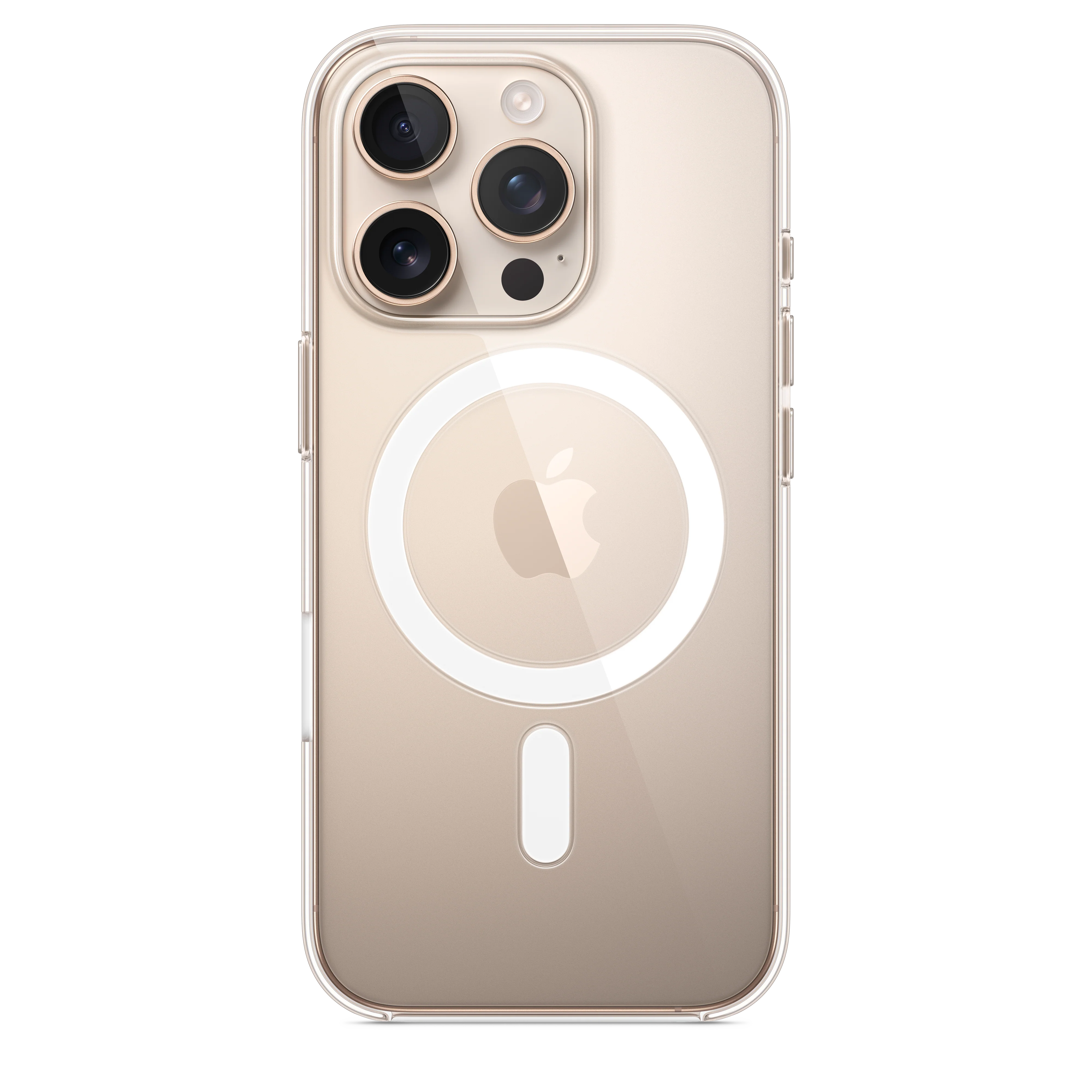 Coque transparente avec MagSafe pour iPhone 16 Pro