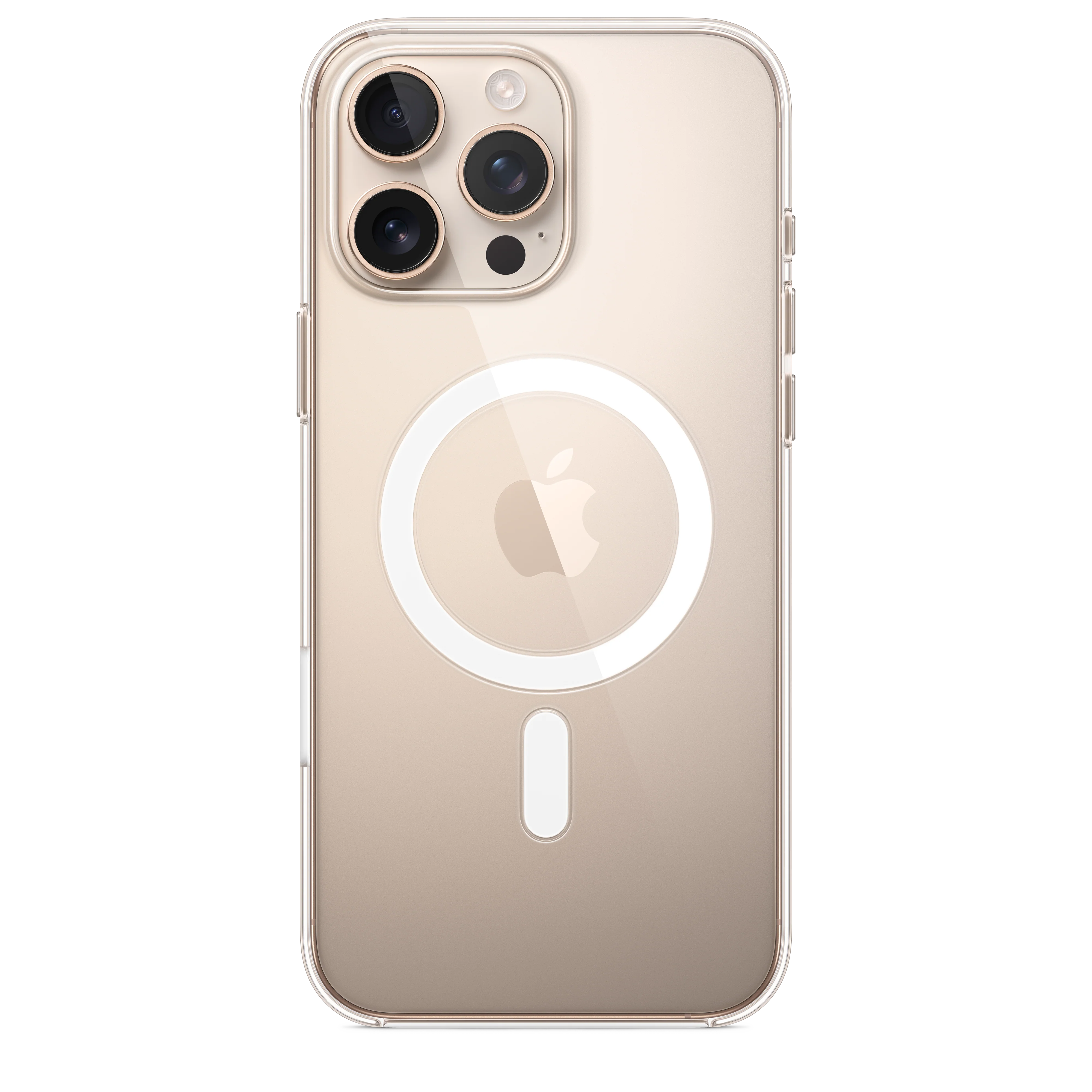 Coque transparente avec MagSafe pour iPhone 16 Pro Max