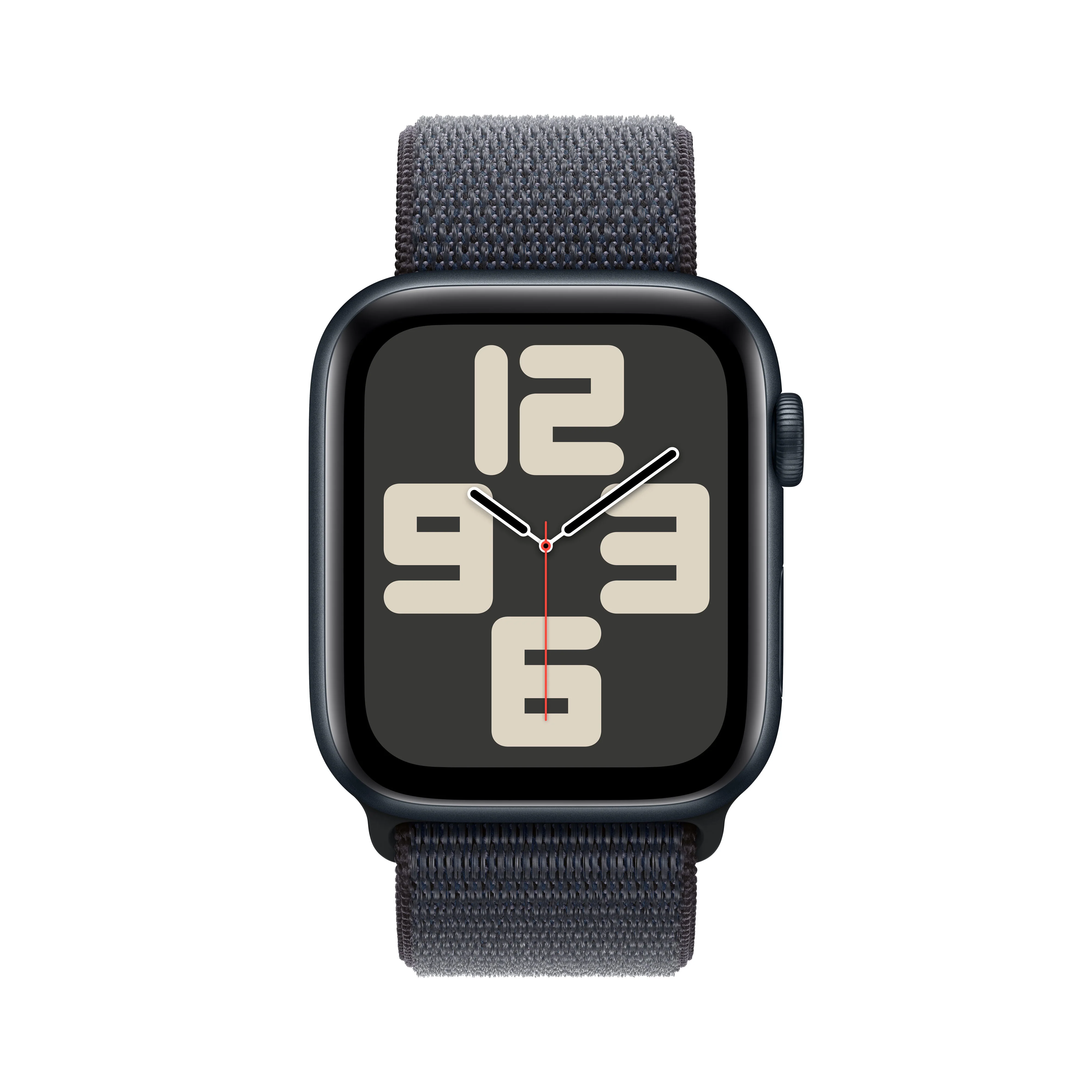 Apple Watch SE (2ème gén) • 44mm Minuit • Boucle Encre Violette - Image 2