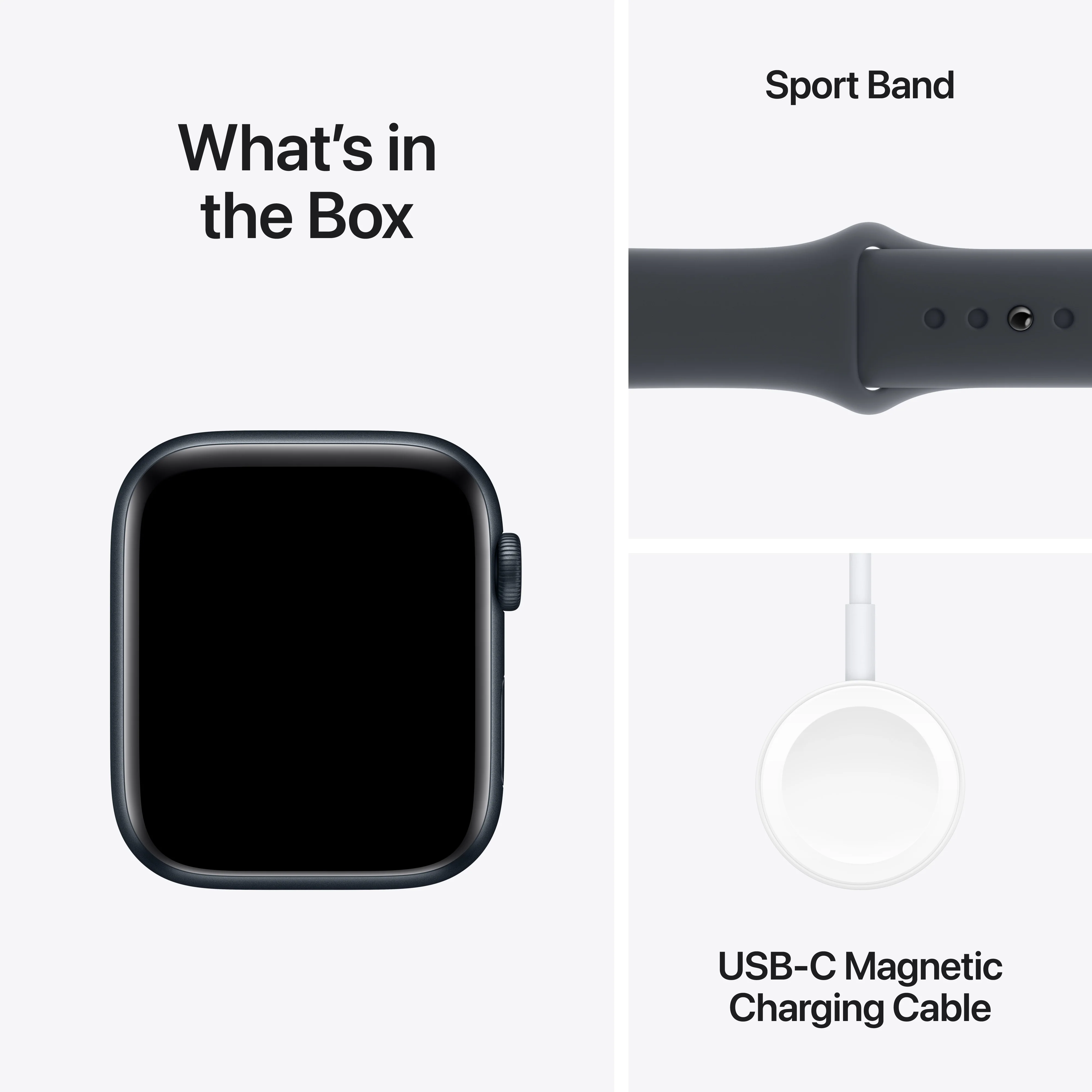 Apple Watch SE (2ème gén) • Alu 44mm Minuit • Bracelet Sport Minuit M/L - Image 7