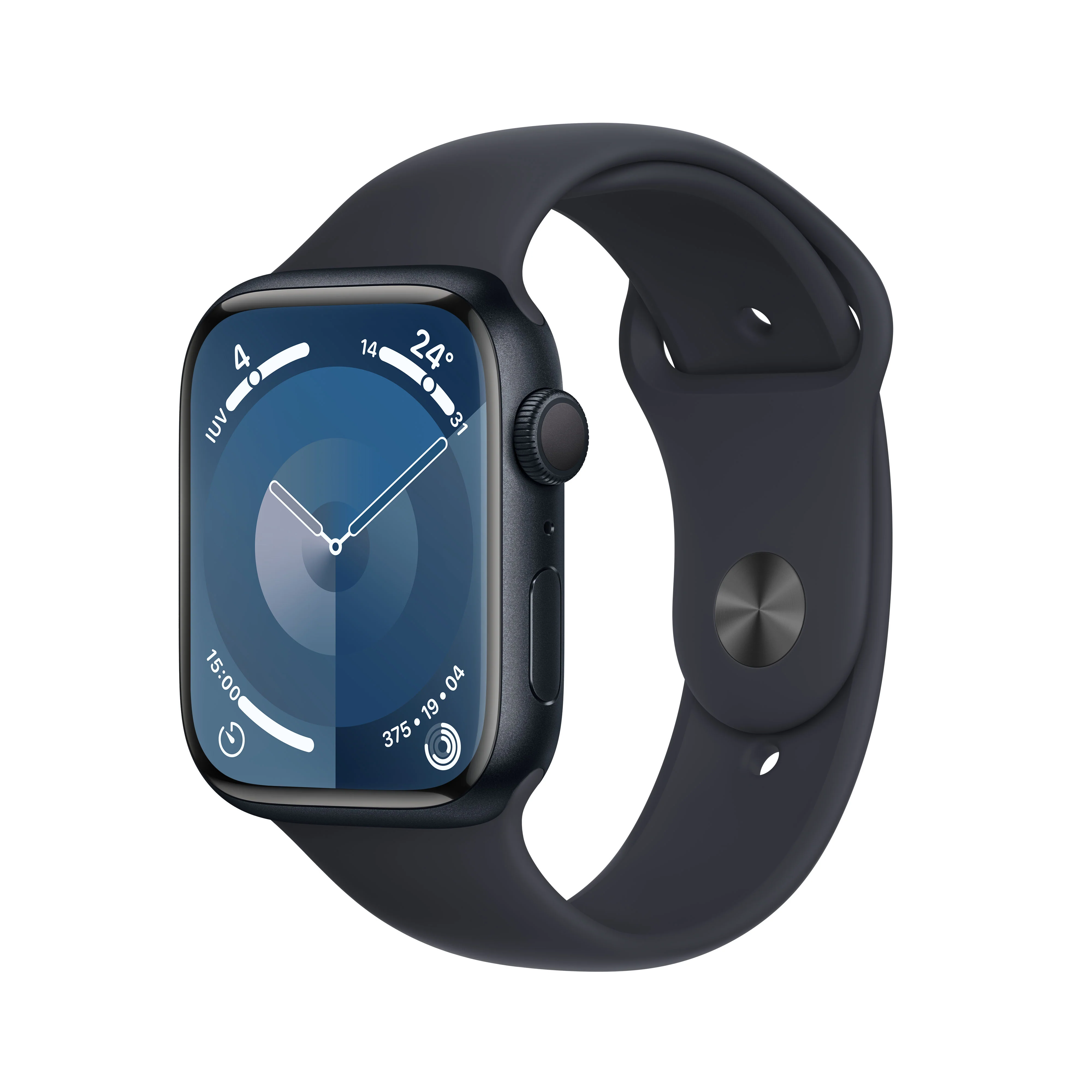 Apple Watch Series 9 • 45mm Minuit • Boucle Sport Minuit - Image 3