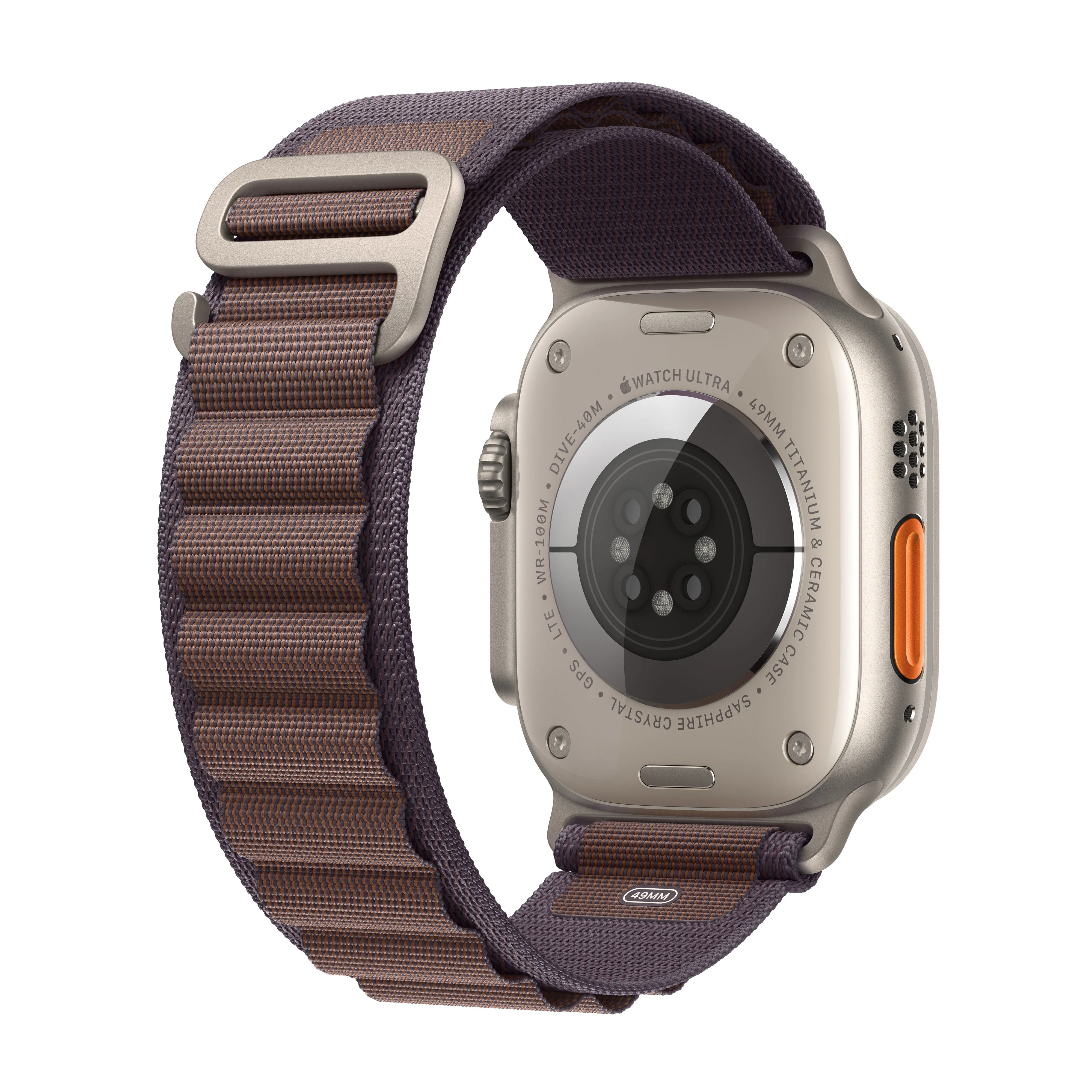 Apple Watch Ultra 2 • Boîtier en Titane • 49 mm • Boucle Alpine Indigo L - Image 3