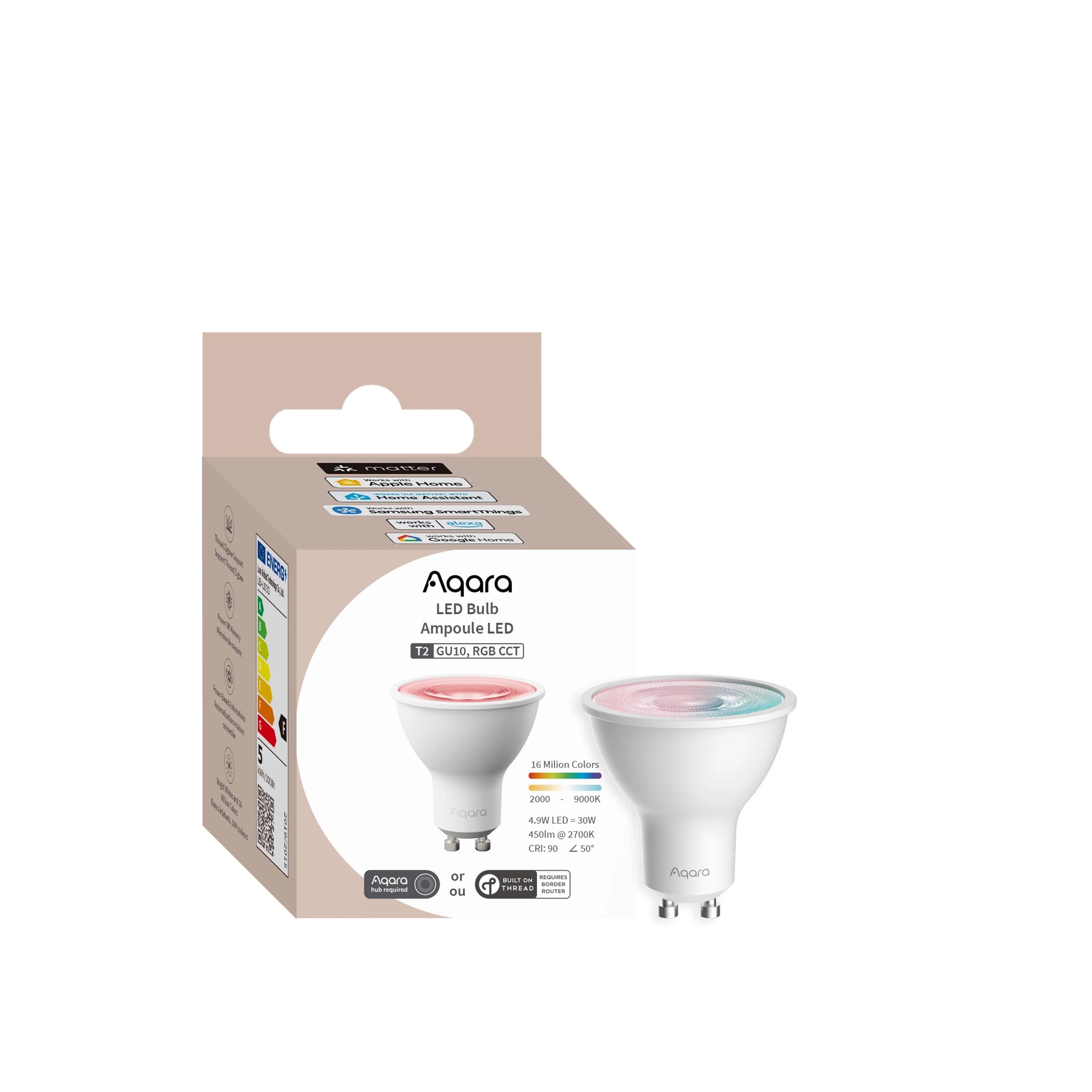 Aqara ampoule LED Bulb T2 • GU10 • Couleur - Image 2