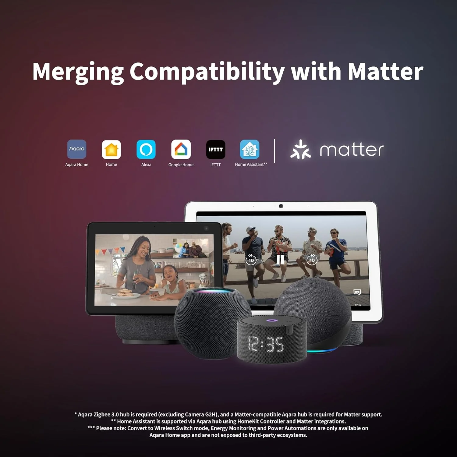 Aqara T2 Switch Double connecté (Matter) - Image 2