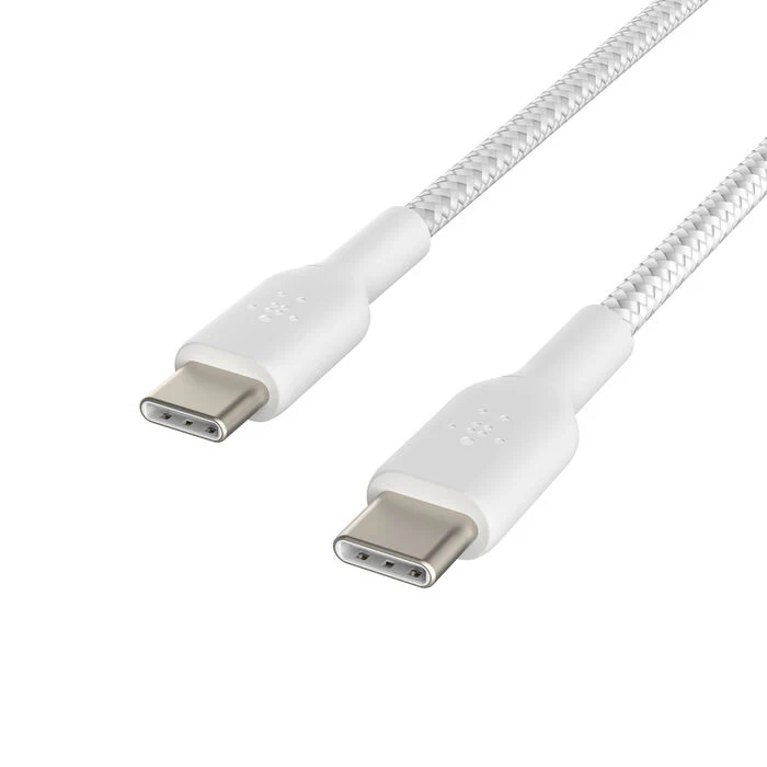 Belkin 2x Cable de charge USB-C vers USB-C renforcé • 2m • Blanc - Image 3