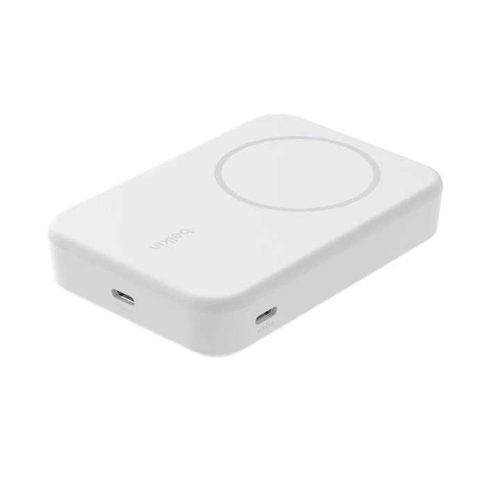 Belkin BoostCharge • Batterie sans fil portable magnétique 10K • Blanc - Image 3
