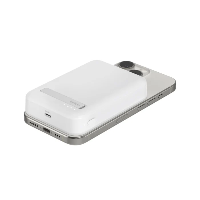 Belkin BoostCharge • Batterie sans fil portable magnétique 10K • Blanc - Image 4