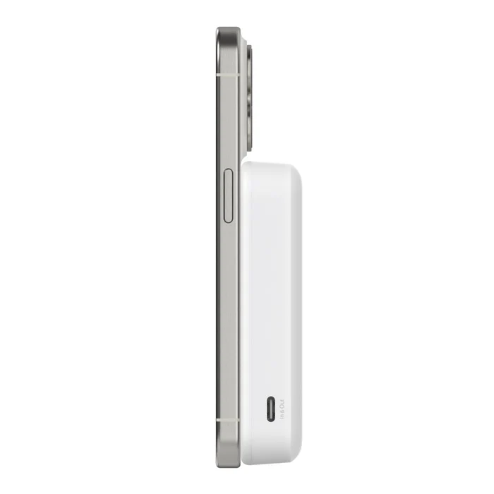 Belkin BoostCharge • Batterie sans fil portable magnétique 10K • Blanc - Image 6