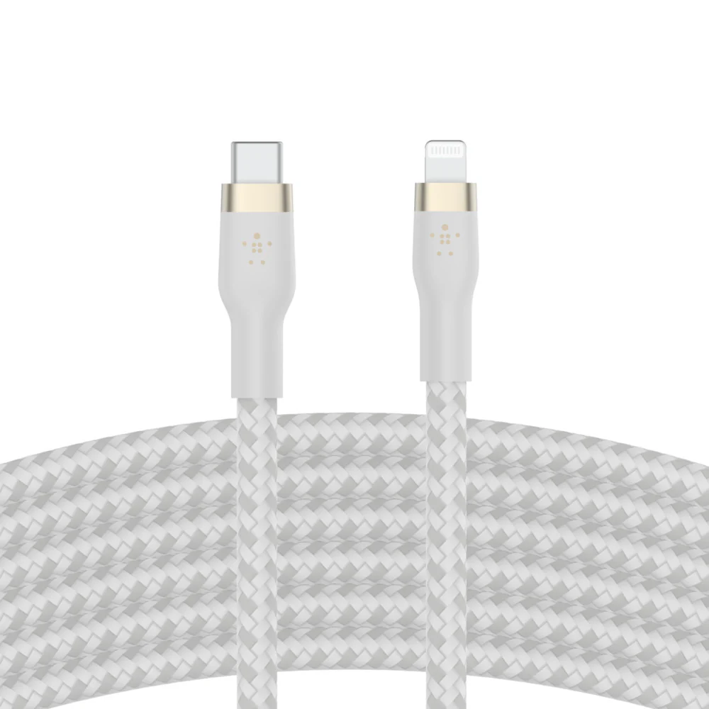 Belkin Cable de charge USB-C vers Lightning • 1m • Blanc - Image 3