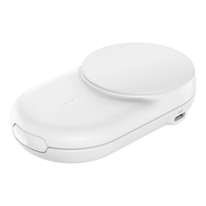Belkin • Socle de recharge 2‑en‑1 UltraCharge avec Qi2 • 25 W • Blanc - Image 3