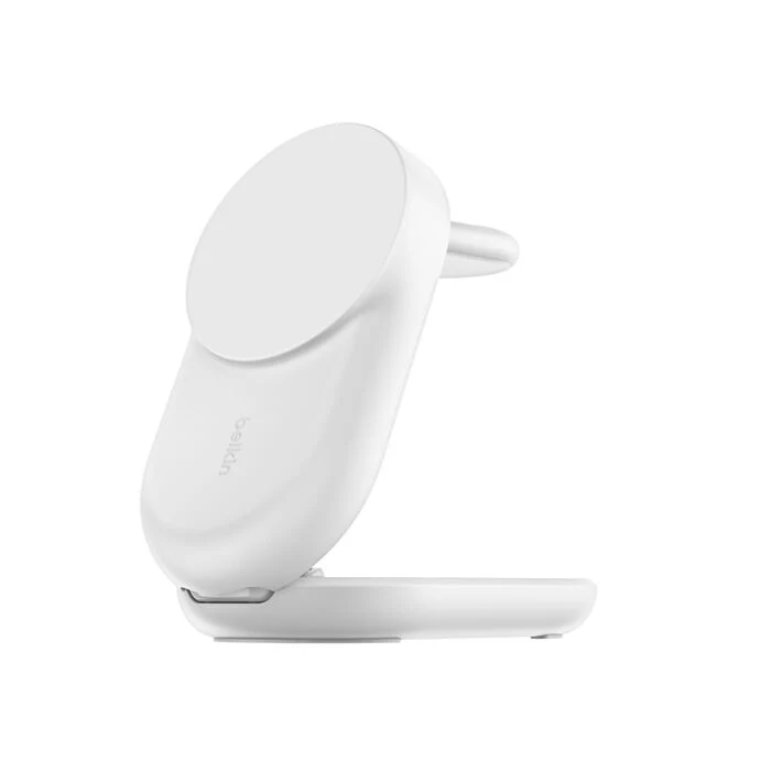 Belkin • Socle de recharge 3‑en‑1 UltraCharge avec Qi2 • 25 W • Blanc - Image 6