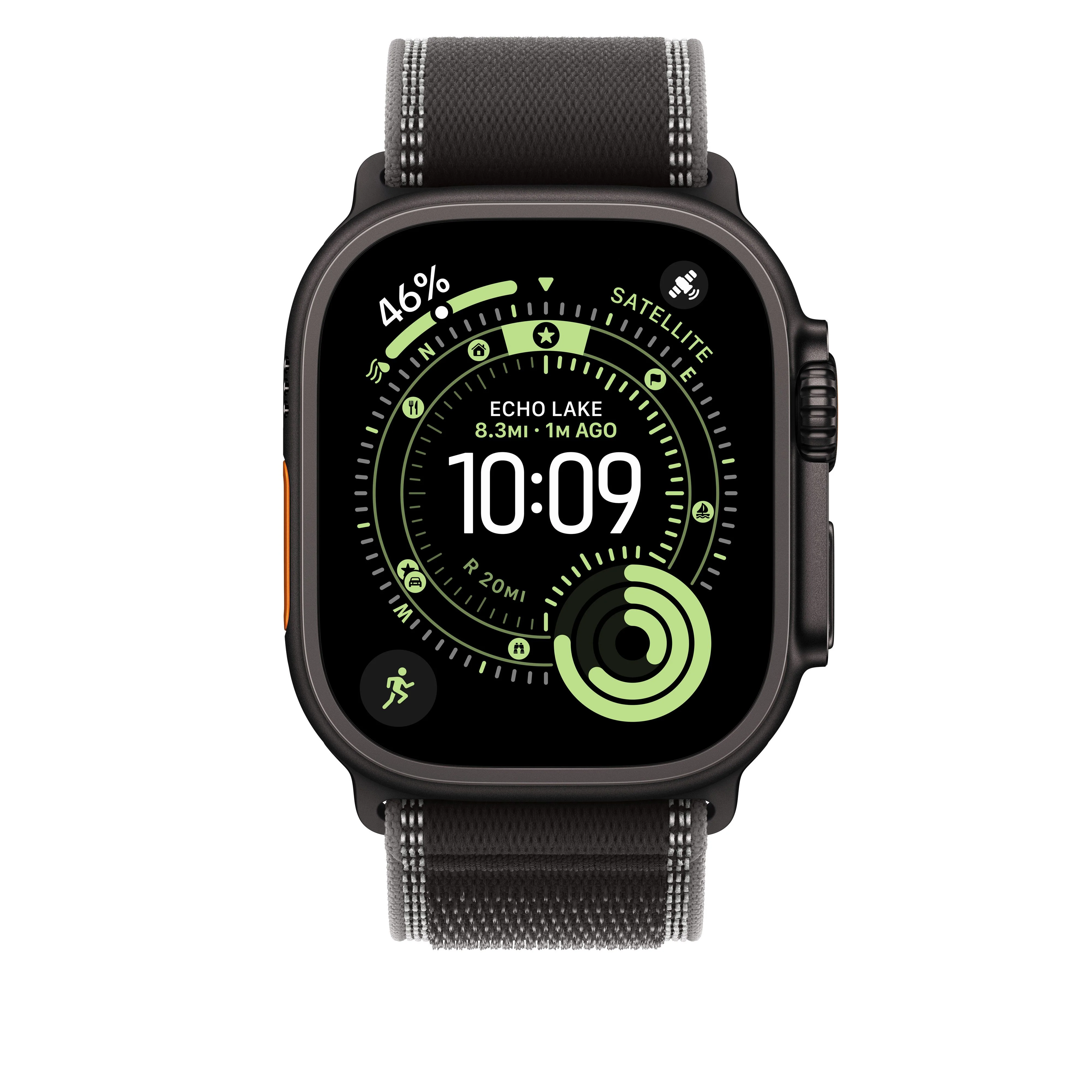 Boucle Trail noir/charbon 49 mm - M/L - Finition titane noir - Image 3