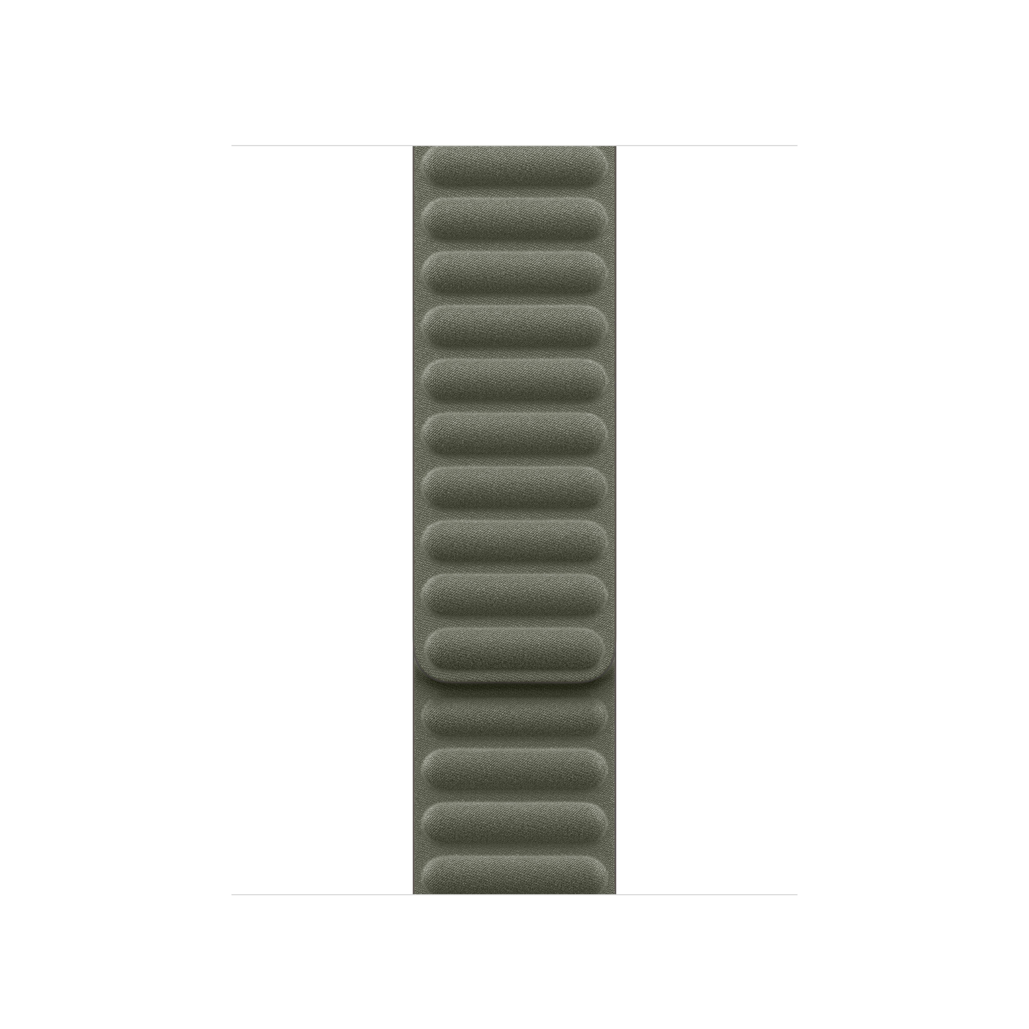 Bracelet à maillons magnétique gris sauge 42 mm - S/M