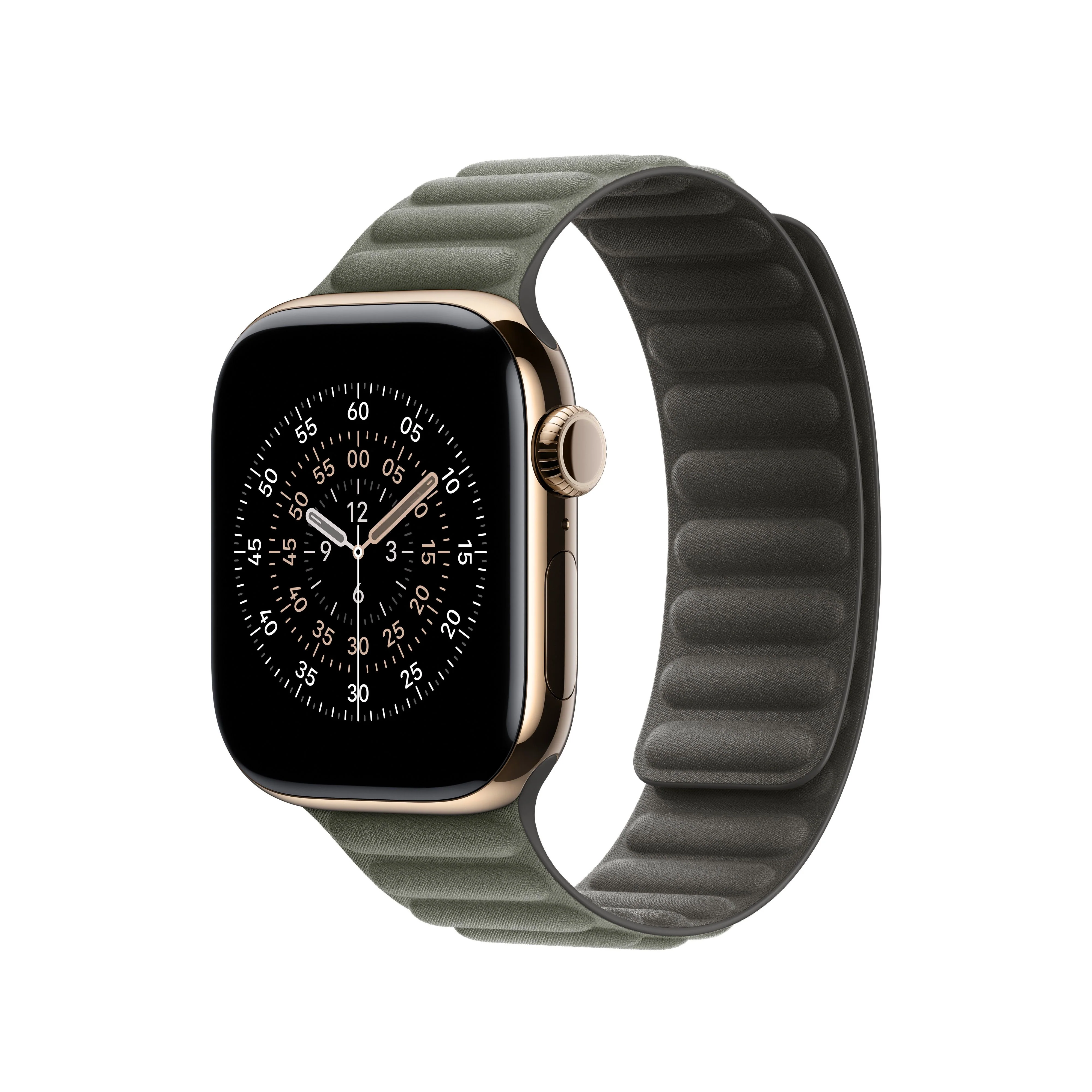 Bracelet à maillons magnétique gris sauge 42 mm - S/M - Image 2