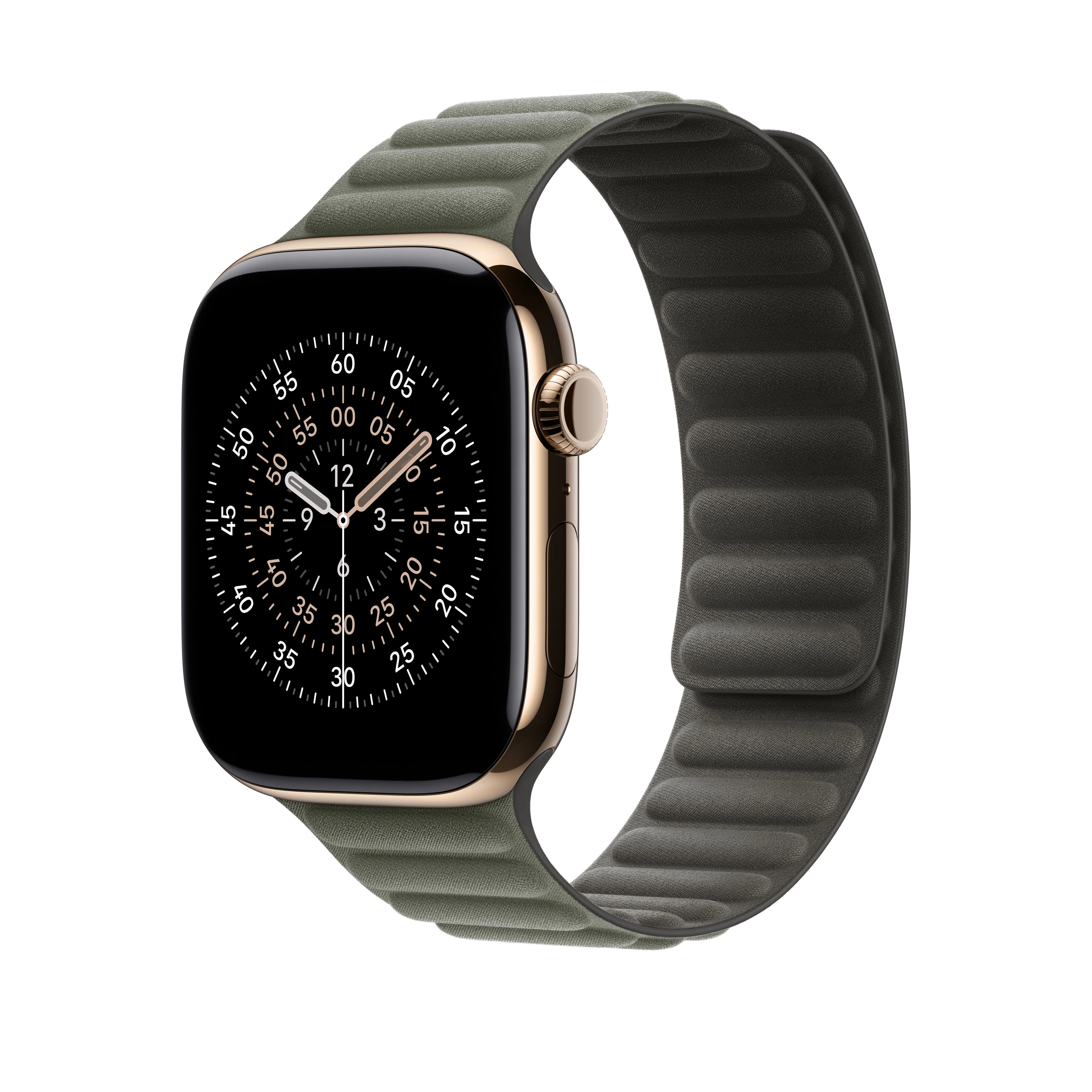 Bracelet à maillons magnétique gris sauge 46 mm - M/L - Image 2