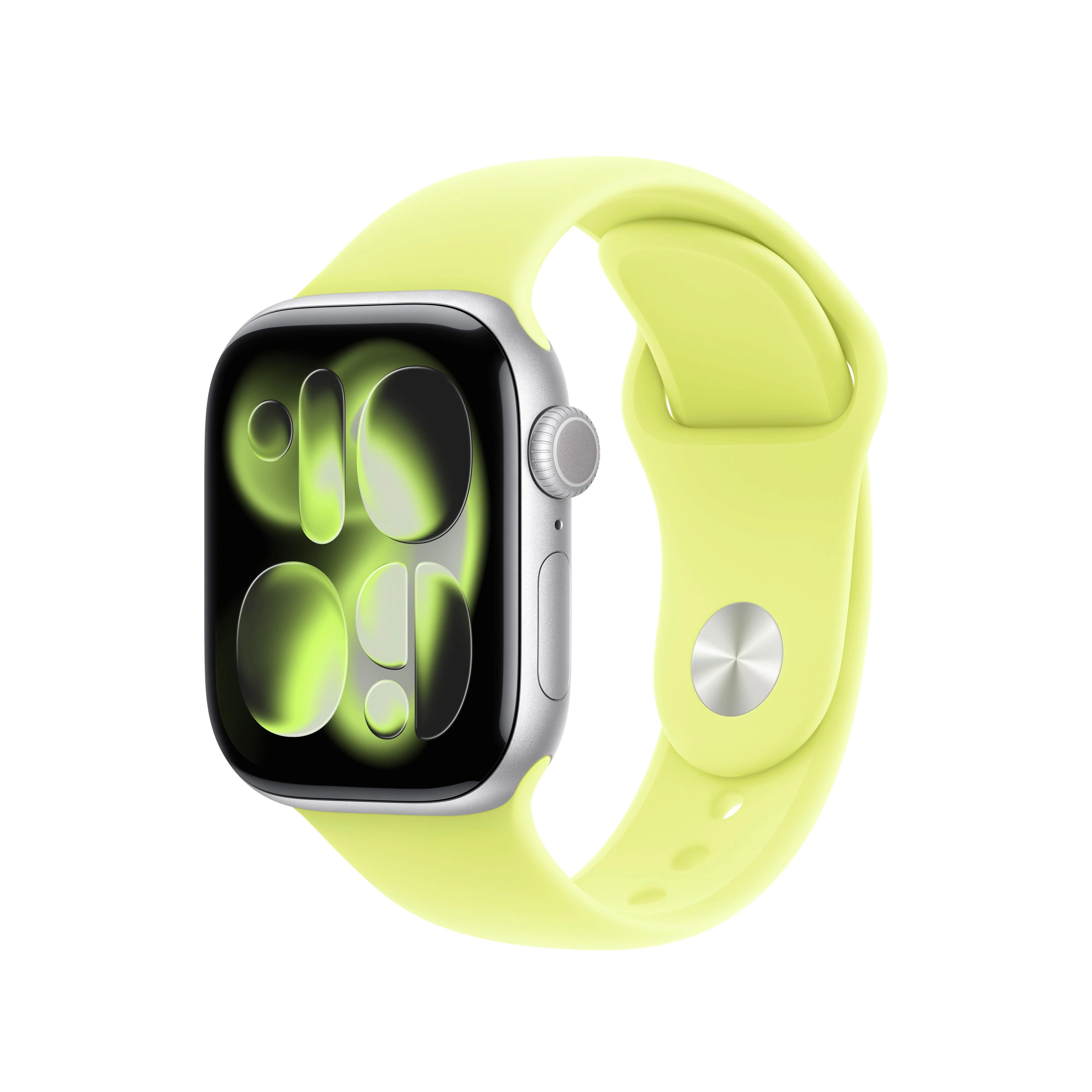 Bracelet Sport jaune fluo 42 mm - M/L - Image 2