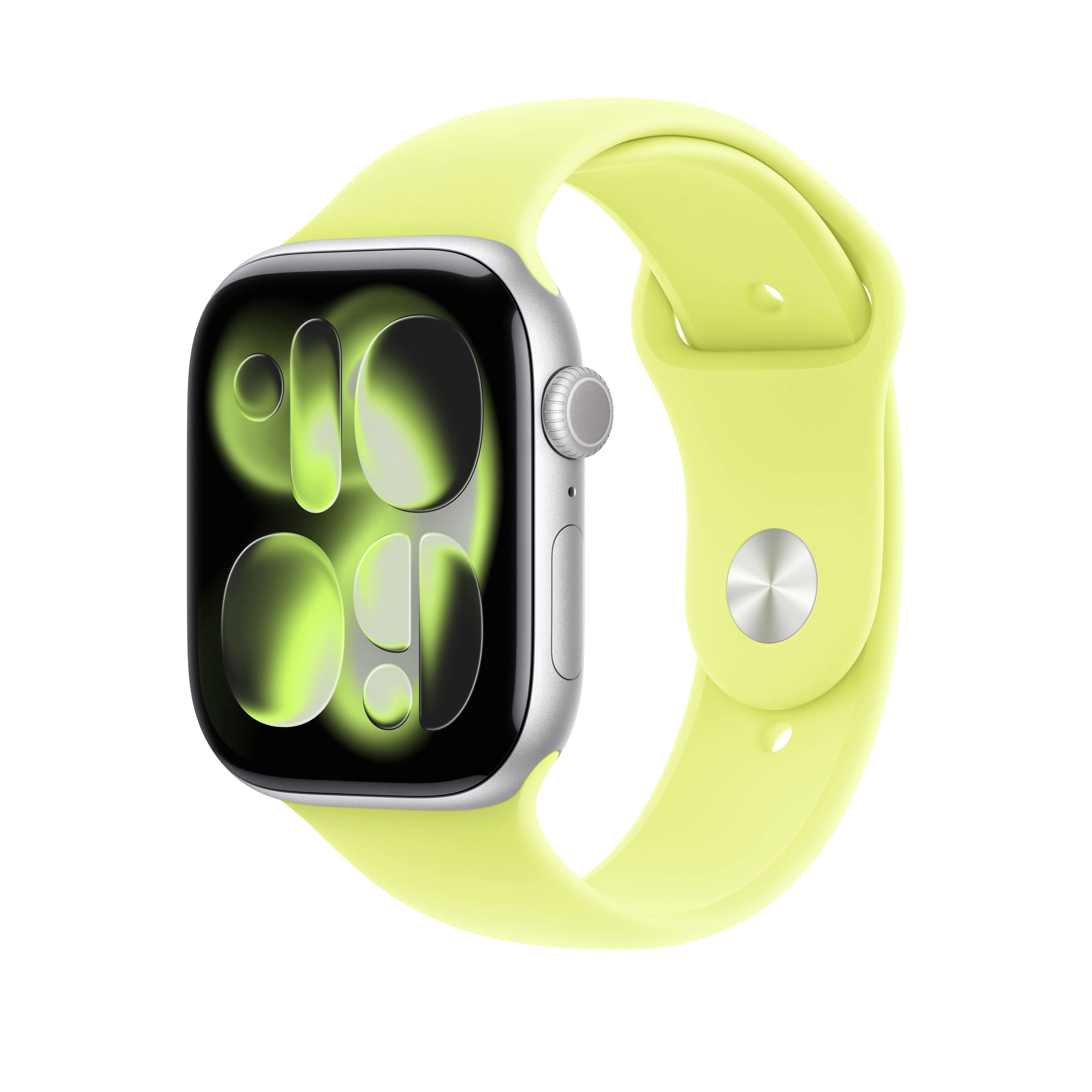 Bracelet Sport jaune fluo 46 mm - M/L - Image 2