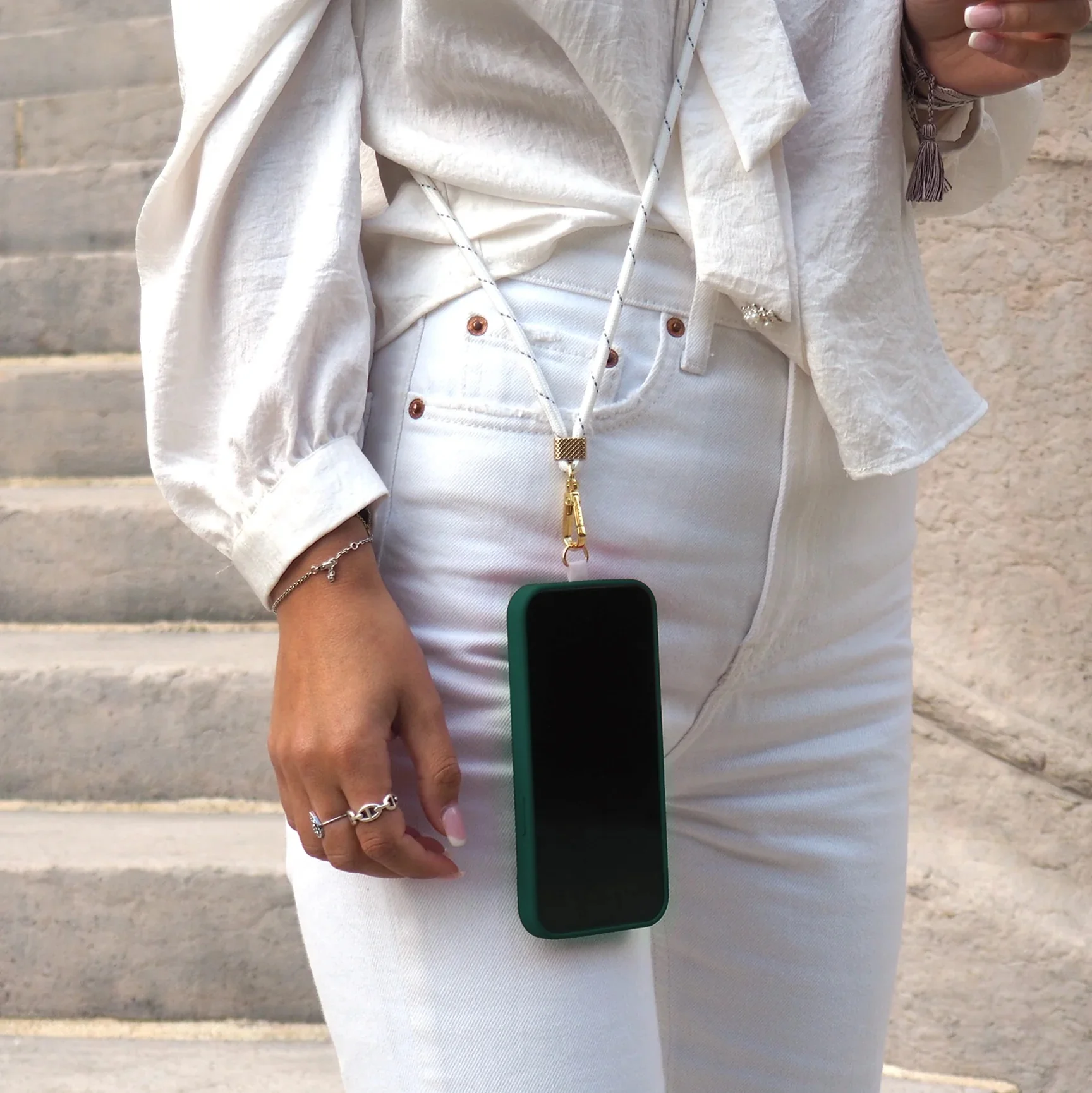 Casyx Cordon Universel pour iPhone • Blanc - Image 2