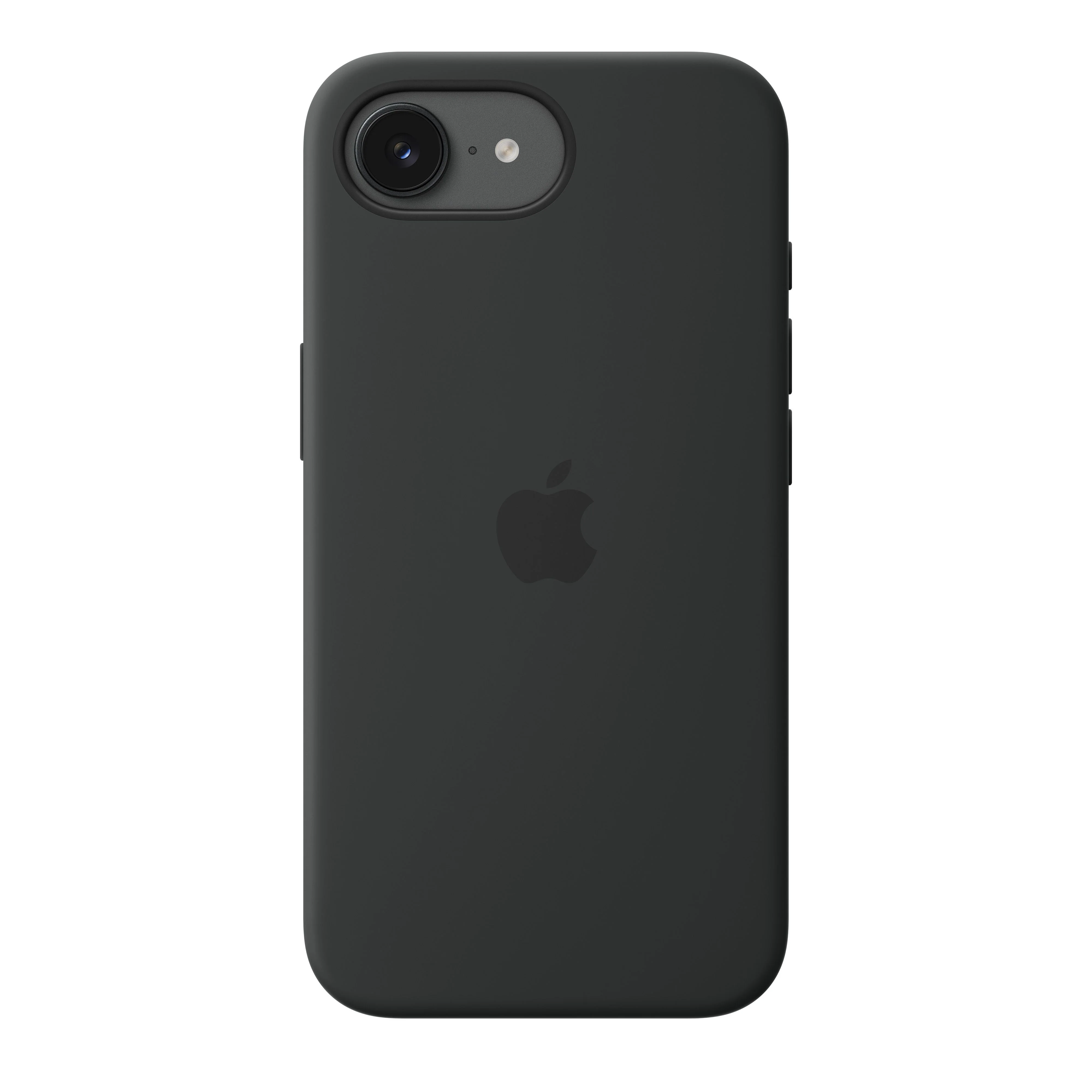 Coque en silicone avec MagSafe pour iPhone 17e - Noir