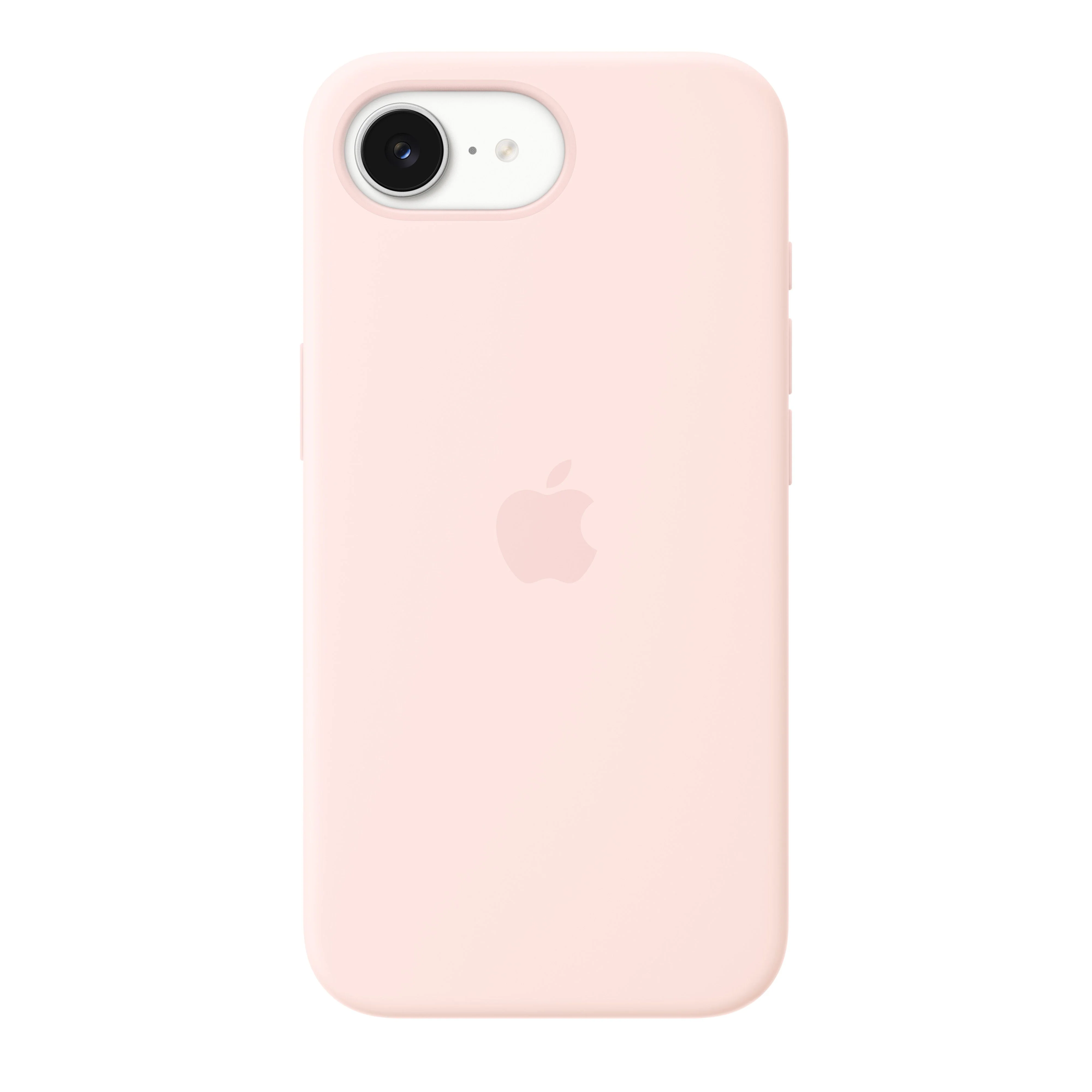 Coque en silicone avec MagSafe pour iPhone 17e - Rose pastel - Image 2