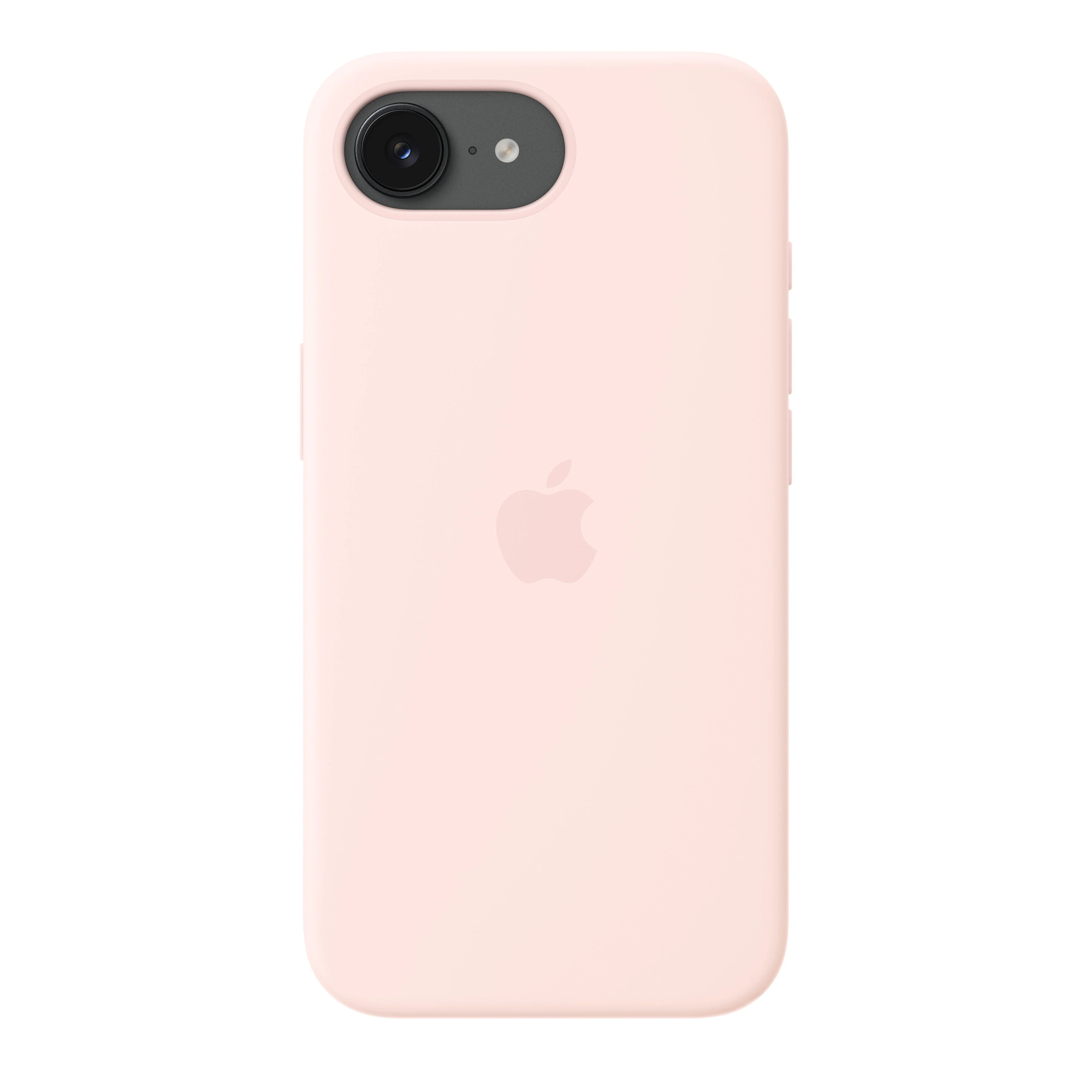 Coque en silicone avec MagSafe pour iPhone 17e - Rose pastel - Image 3