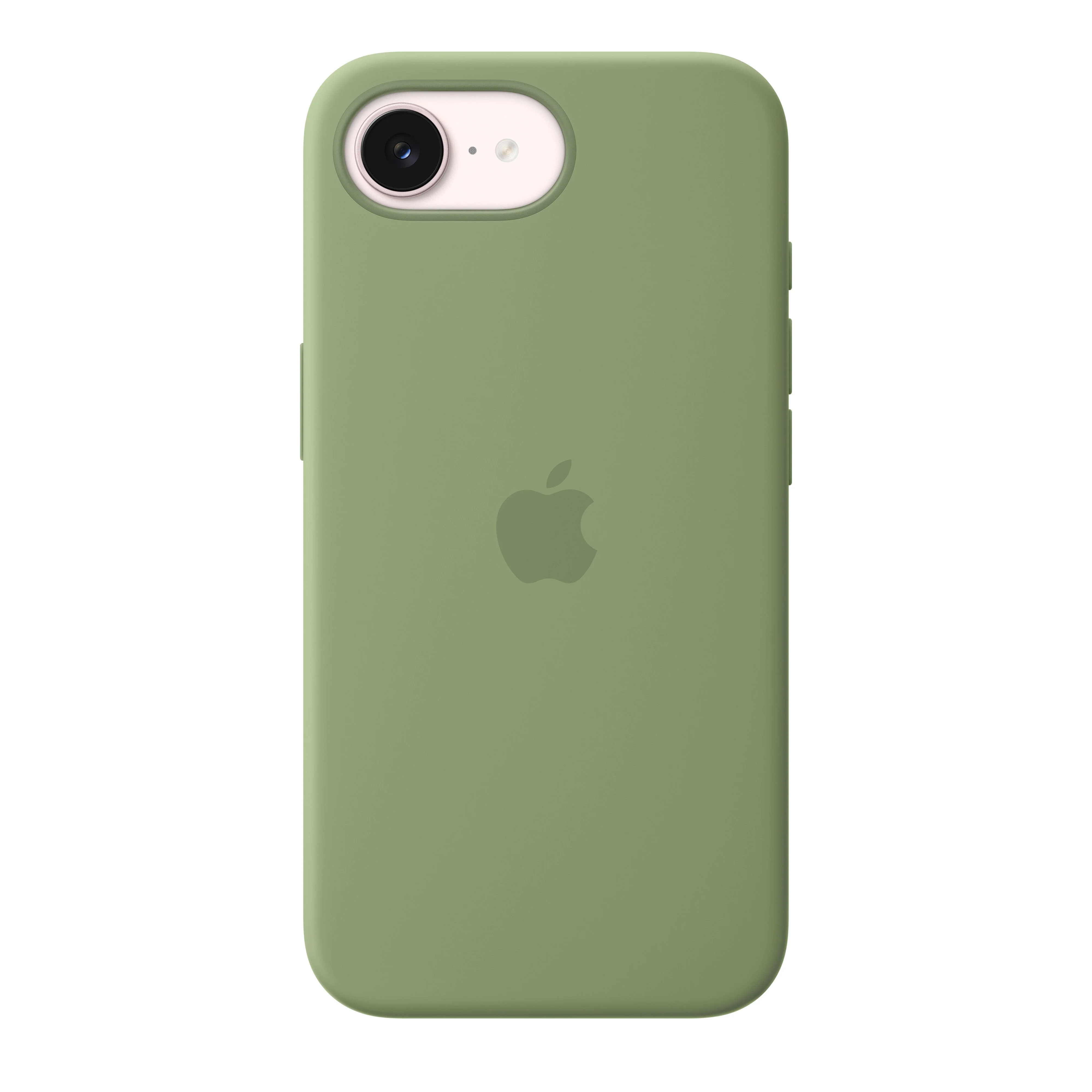 Coque en silicone avec MagSafe pour iPhone 17e - Vert ardoise - Image 2