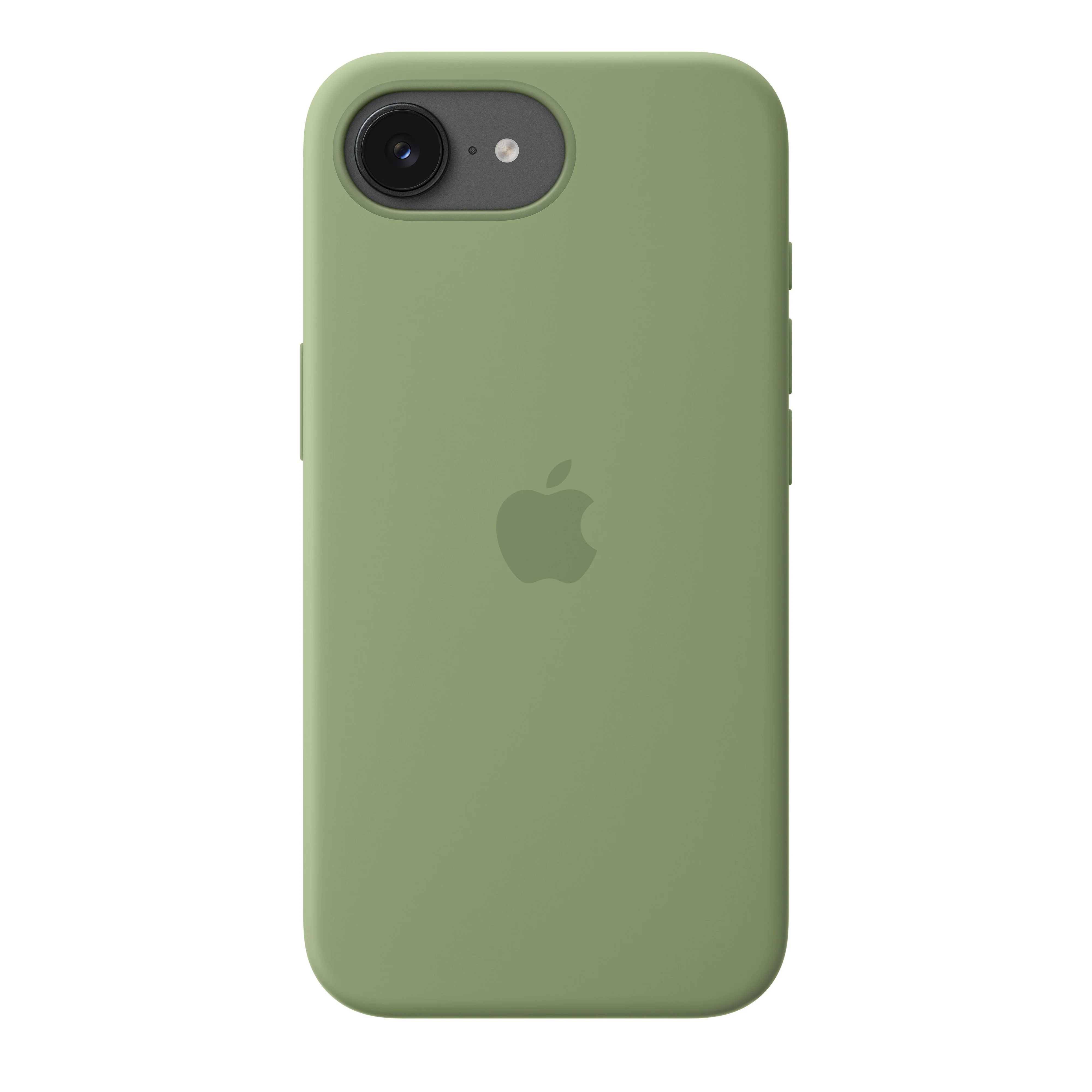 Coque en silicone avec MagSafe pour iPhone 17e - Vert ardoise - Image 3