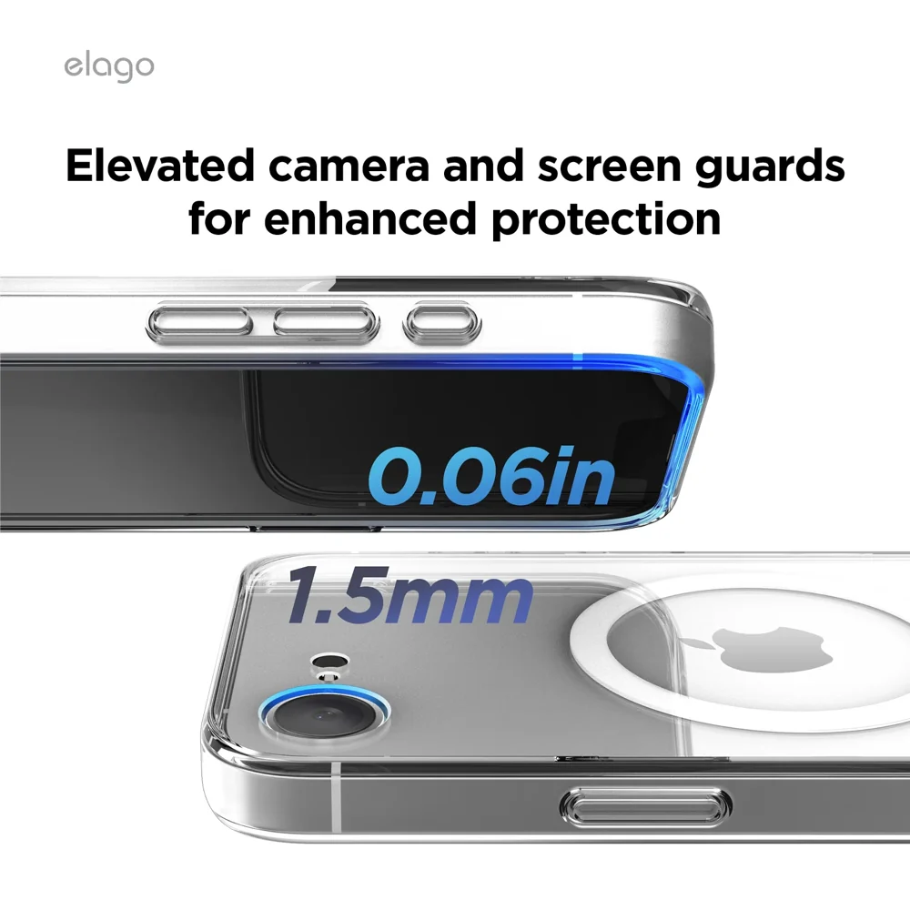 Elago Coque Magsafe pour iPhone 16e • Transparent - Image 5