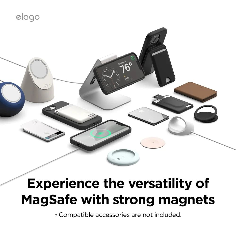 Elago Coque Silicone Magsafe pour iPhone 16e • Bleu Clair - Image 3