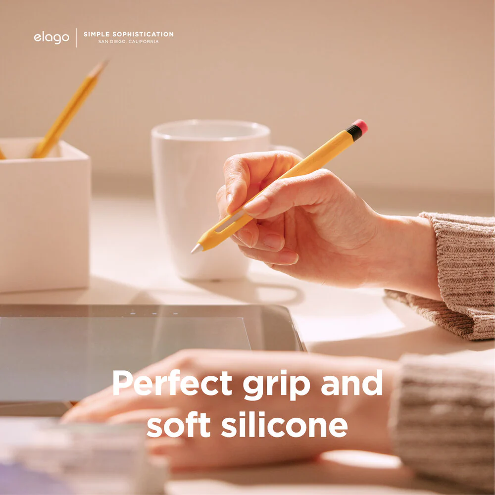 ELAGO Coque Silicone • Pour Apple Pencil 2 • Blanc - Image 3