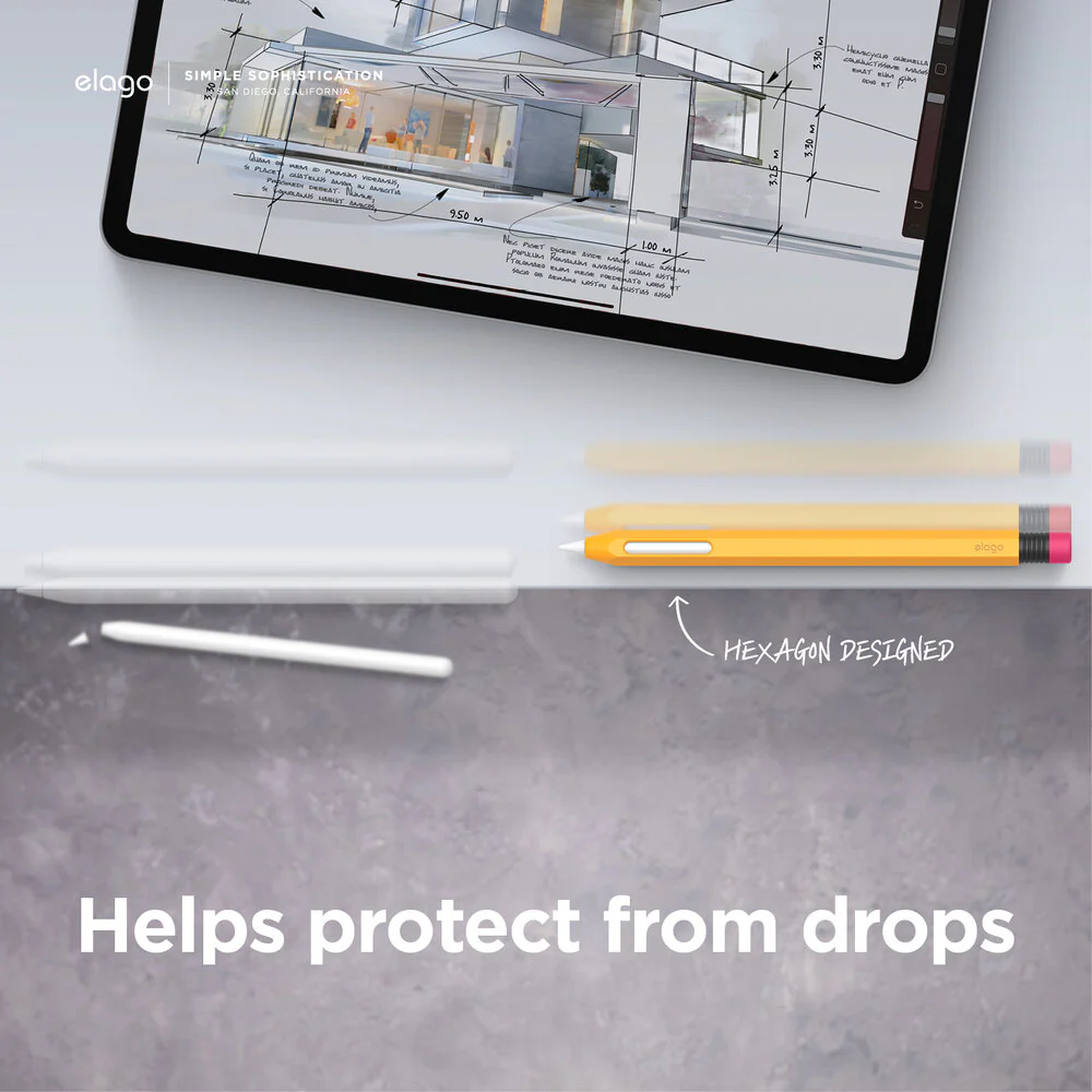 ELAGO Coque Silicone • Pour Apple Pencil 2 • Blanc - Image 4