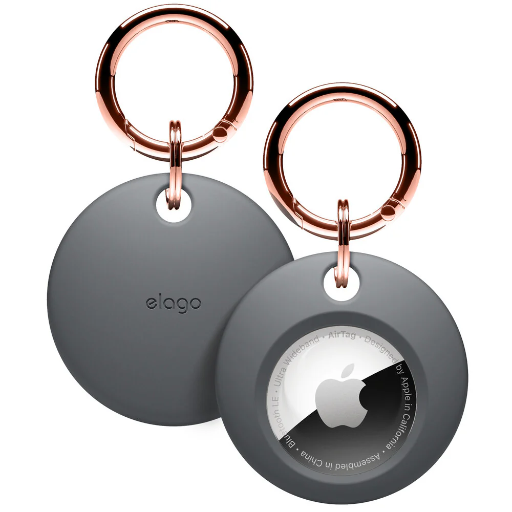 ELAGO Porte-clés pour AirTag • Gris foncé