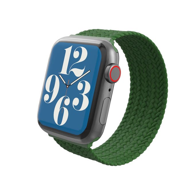 Gear4 Bracelet tressé pour Apple Watch • 42/44/45 • Vert Forêt • M