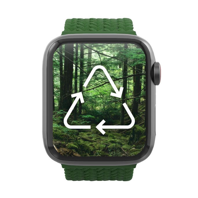 Gear4 Bracelet tressé pour Apple Watch • 42/44/45 • Vert Forêt • M - Image 2
