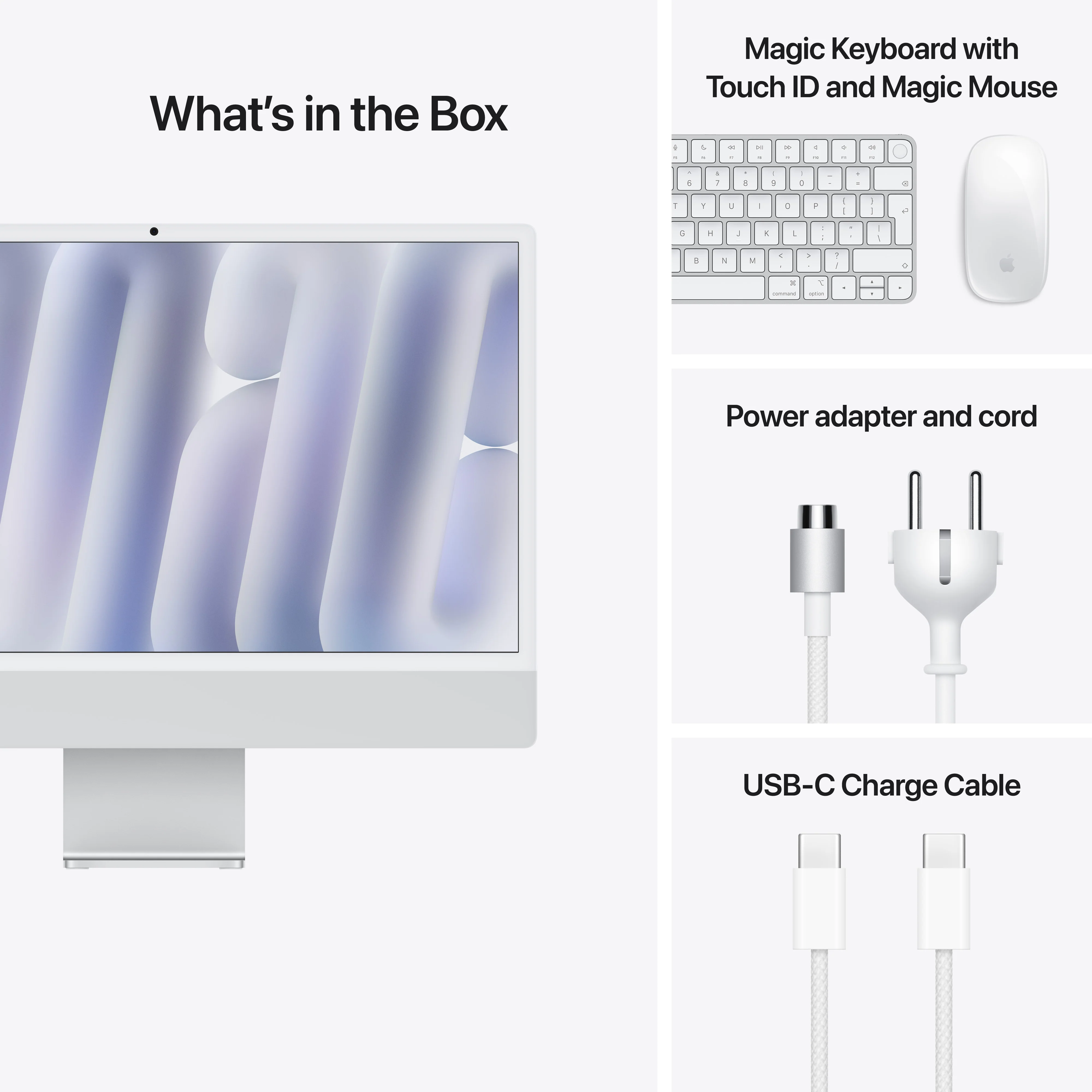 iMac 24 pouces avec écran Retina 4,5K: Puce Apple M4 avec CPU 10 cœurs et GPU 10 cœurs, 512 Go SSD - Argent - Image 16