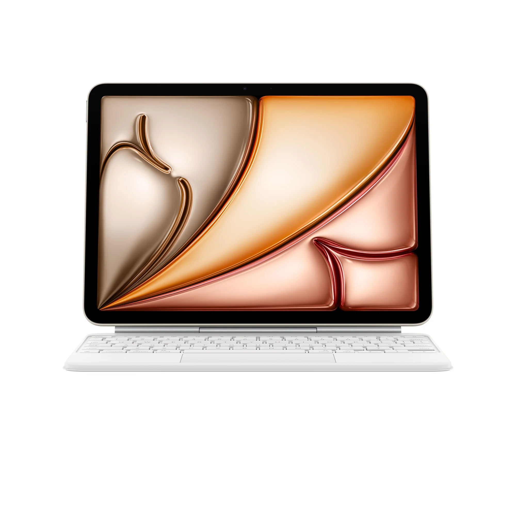 iPad Air 11" M3 • Magic Keyboard • Suisse-Français • Blanc