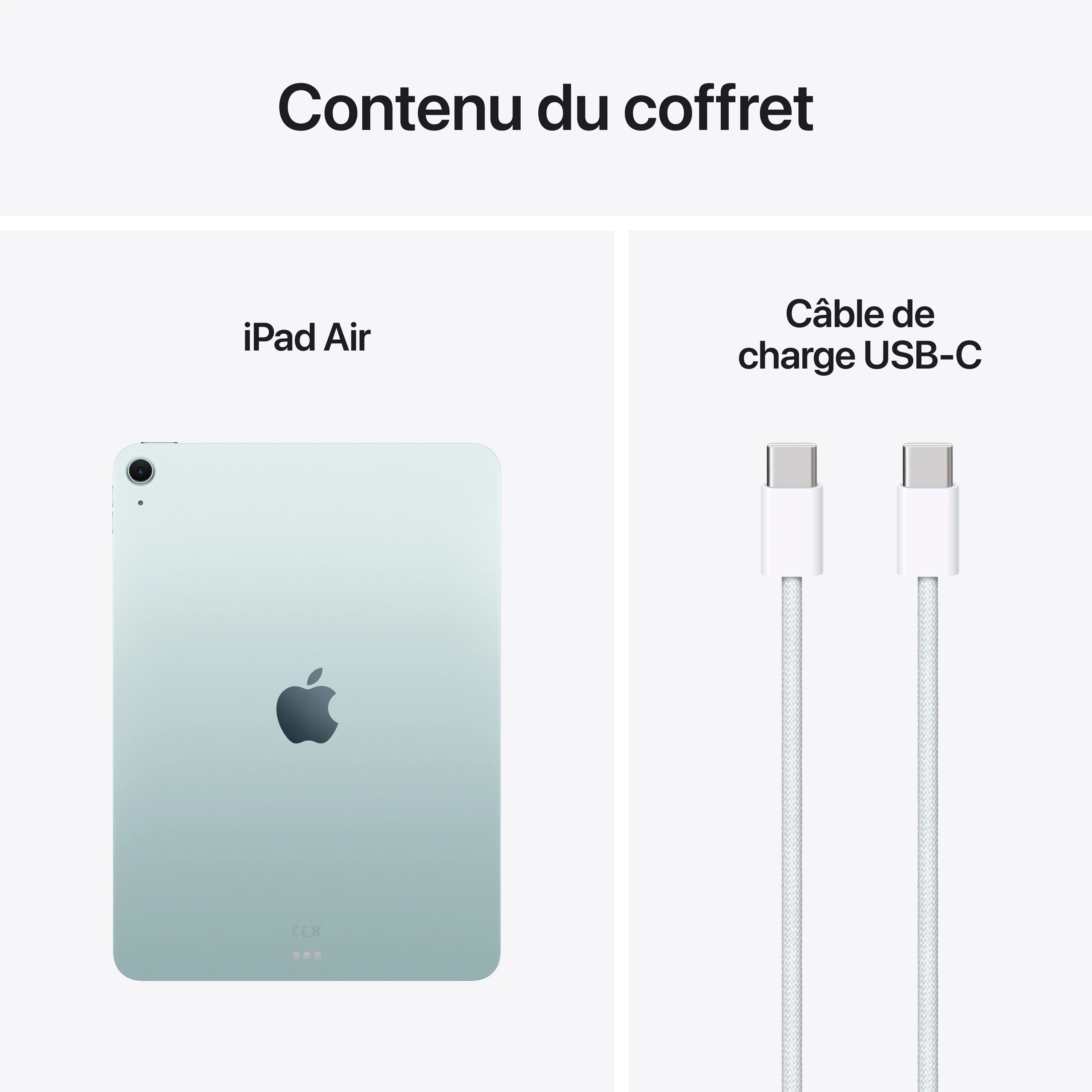 iPad Air 11 pouces Wi-Fi 128 Go - Bleu (M3) - Image 10