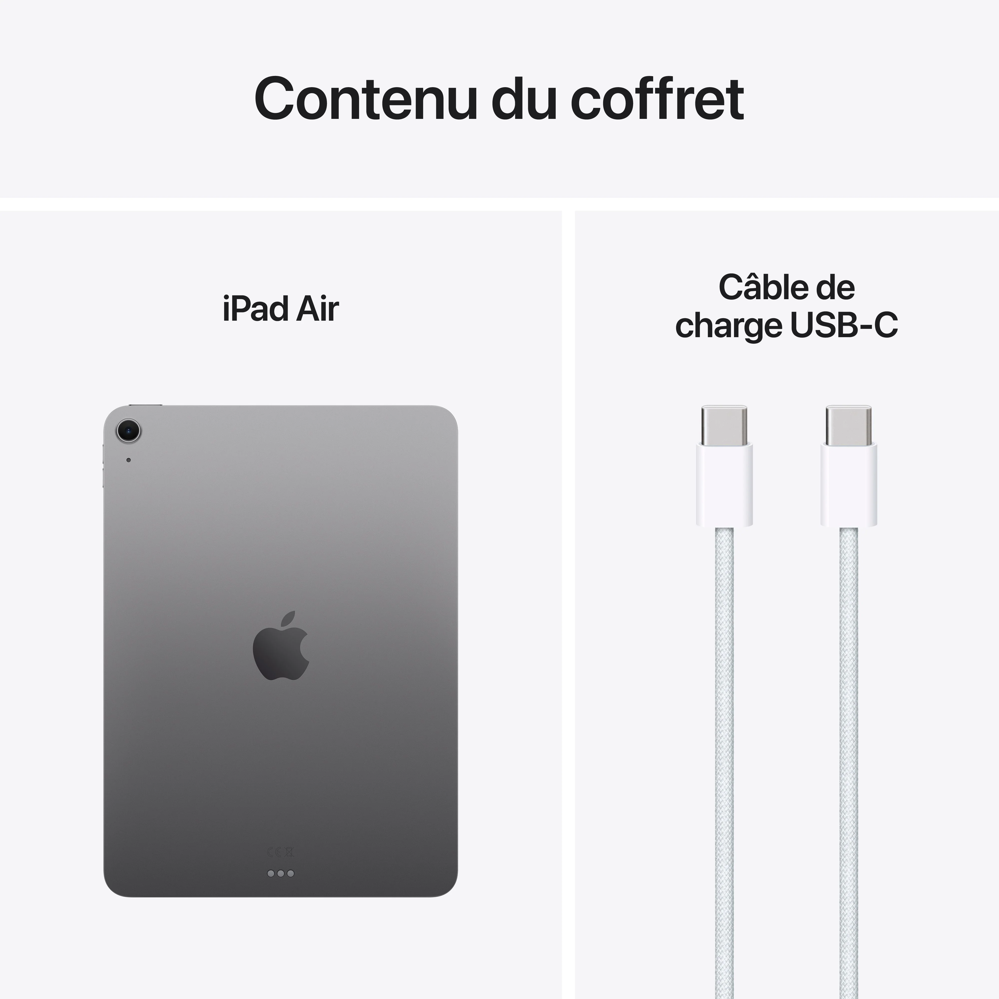 iPad Air 11 pouces Wi-Fi 128 Go - Gris sidéral (M3) - Image 10
