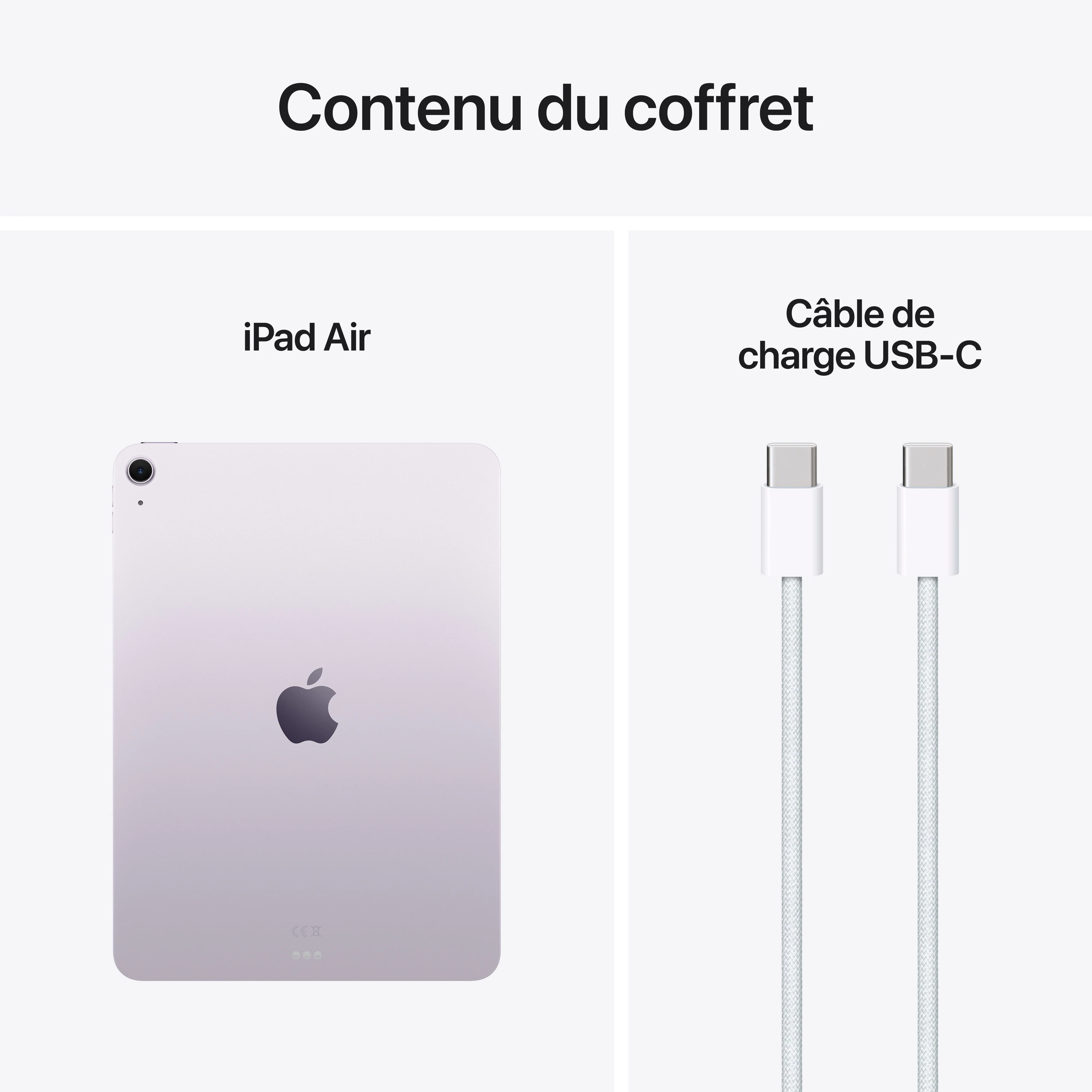 iPad Air 11 pouces Wi-Fi 128 Go - Mauve (M3) - Image 10
