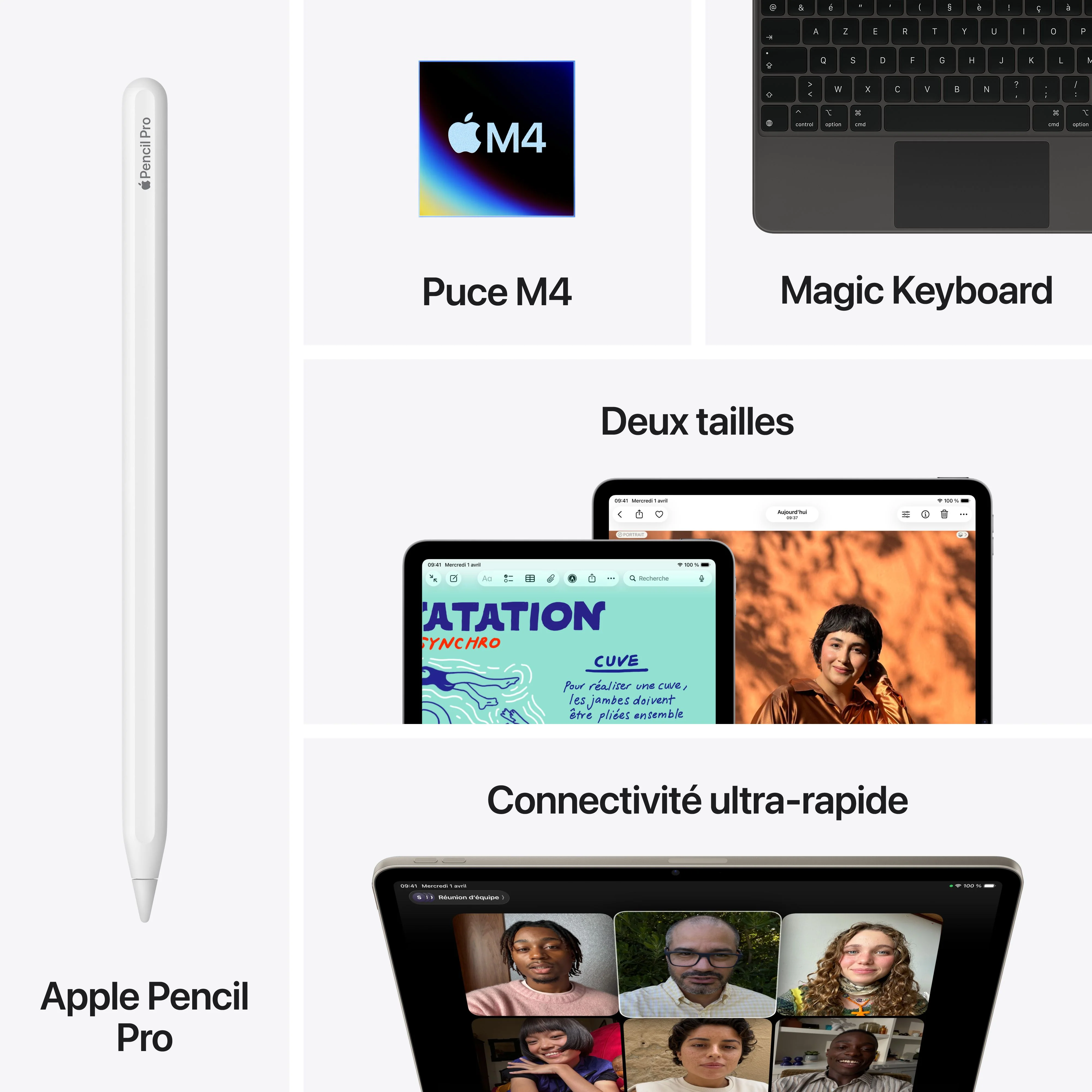 iPad Air 11 pouces Wi-Fi 1 To - Lumière stellaire (M4) - Image 9