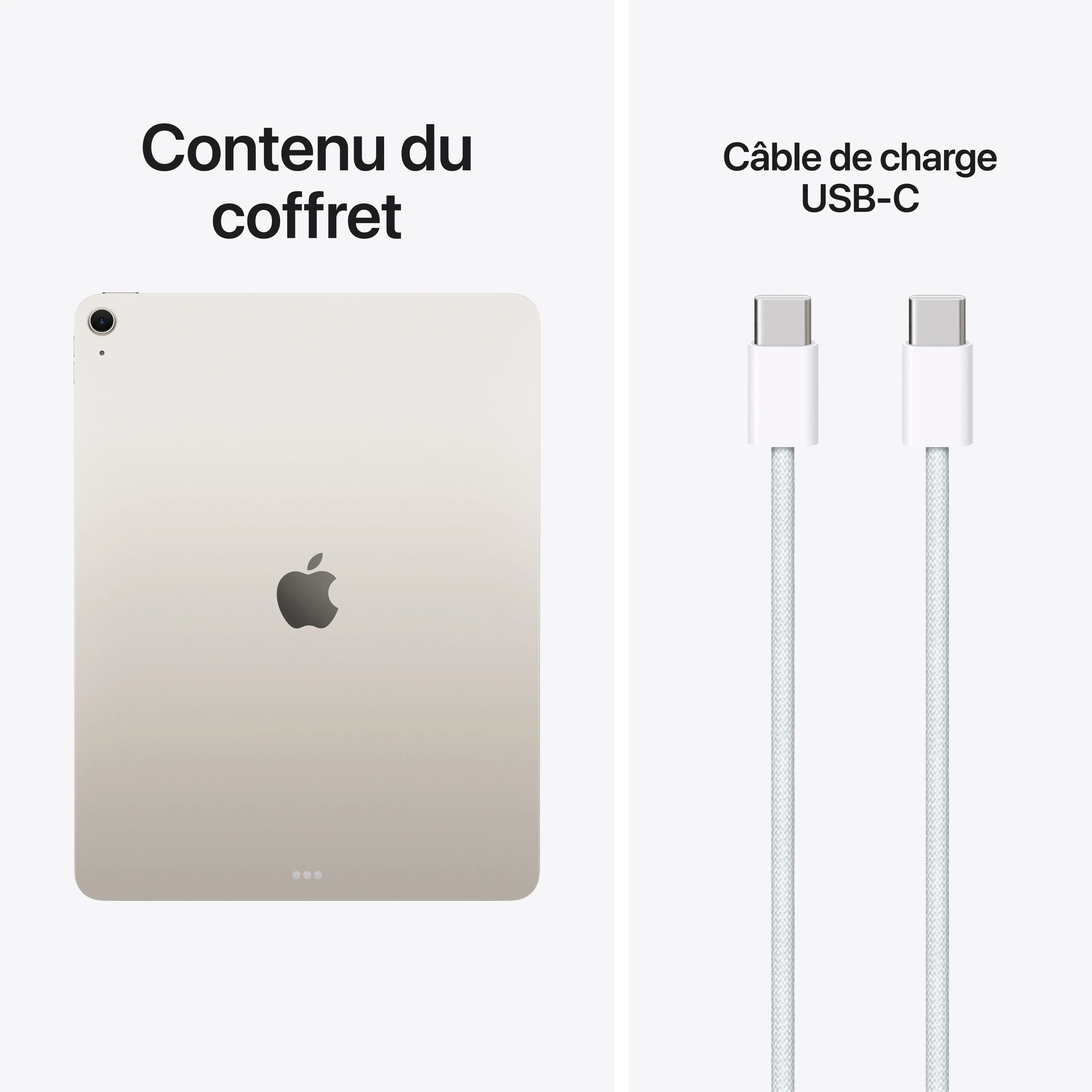 iPad Air 13 pouces Wi-Fi 128 Go - Lumière stellaire (M4) - Image 10