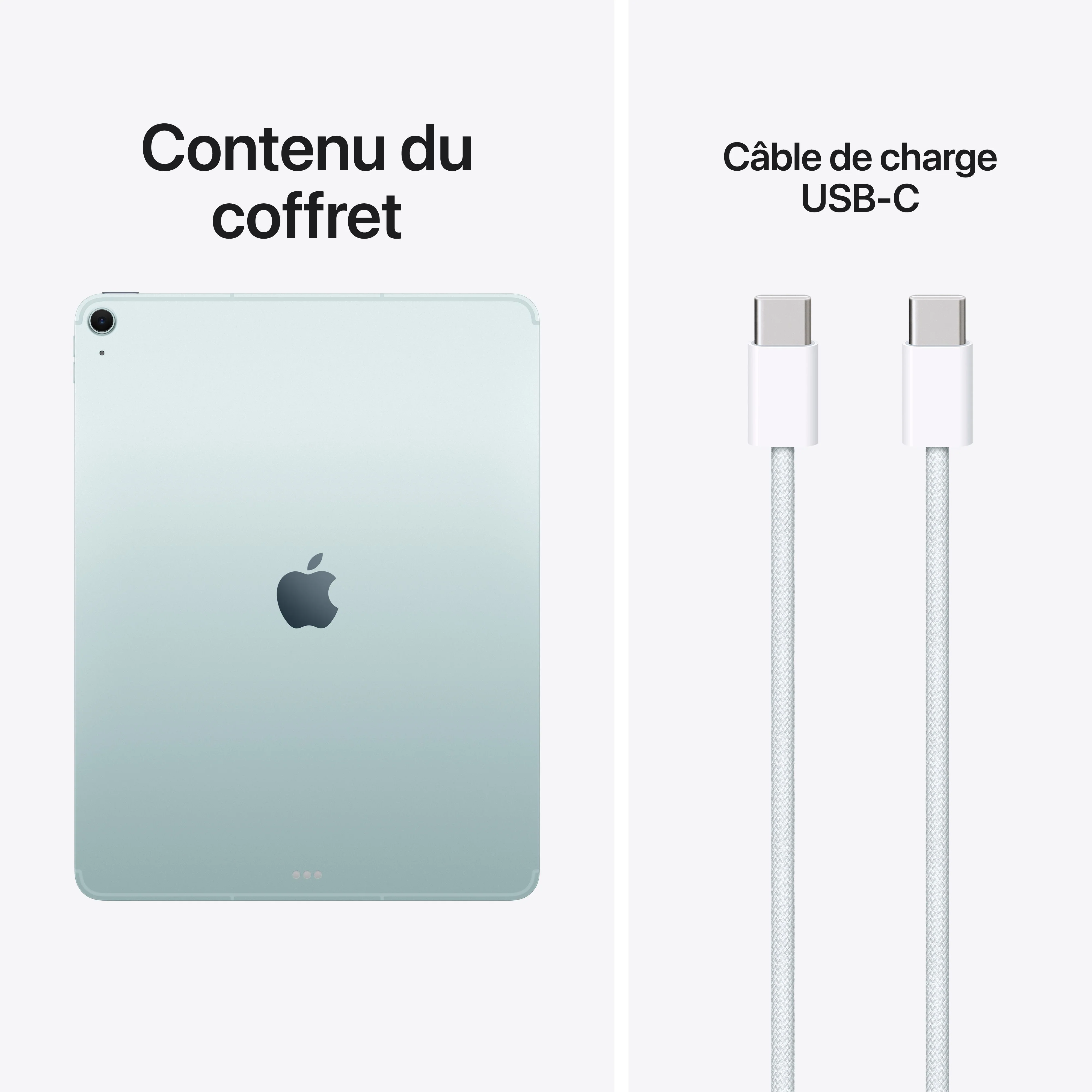 iPad Air 13 pouces Wi-Fi + Cellular 256 Go - Bleu (M4) - Image 10