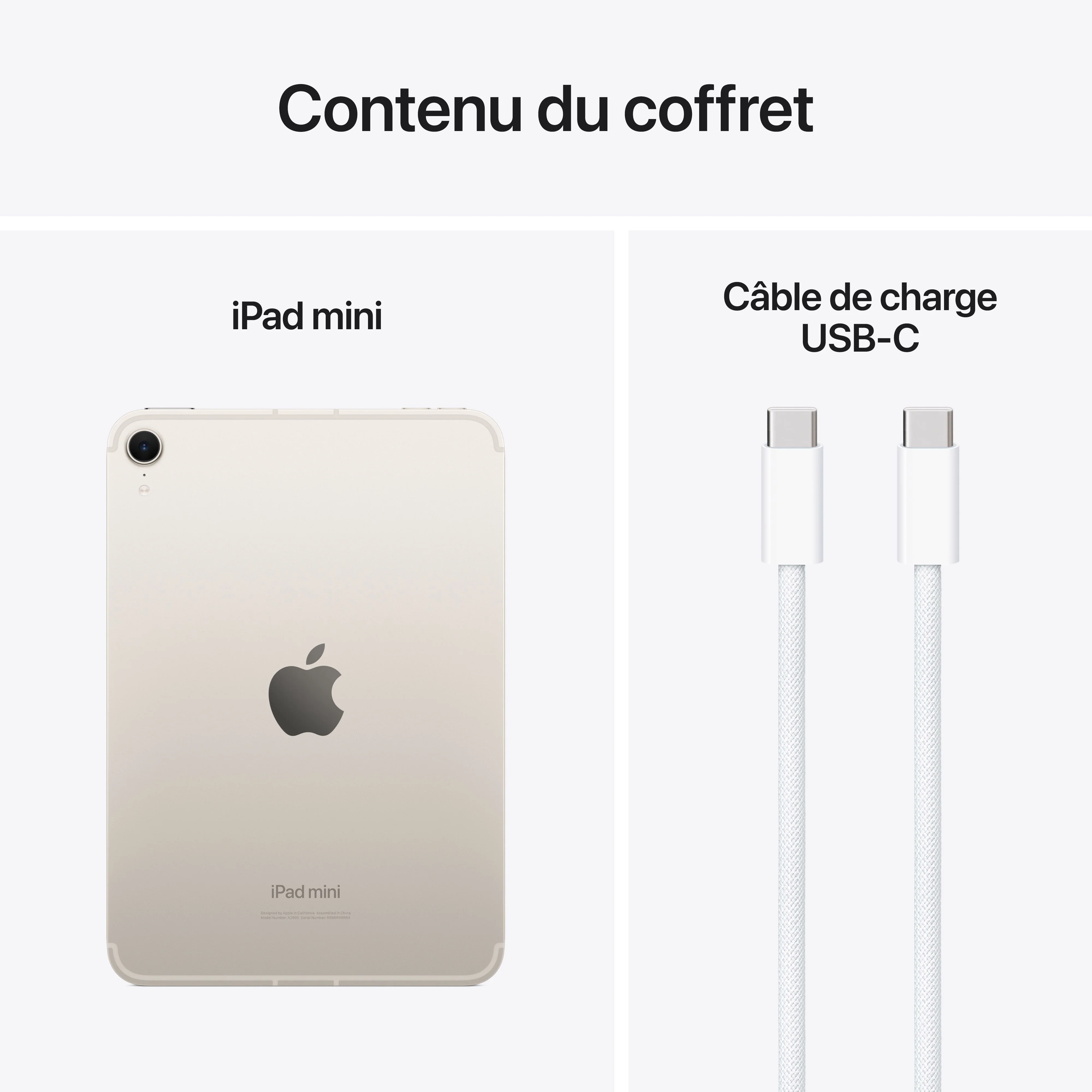 iPad mini Wi-Fi + Cellular 128 Go - Lumière stellaire (A17 Pro) - Image 10