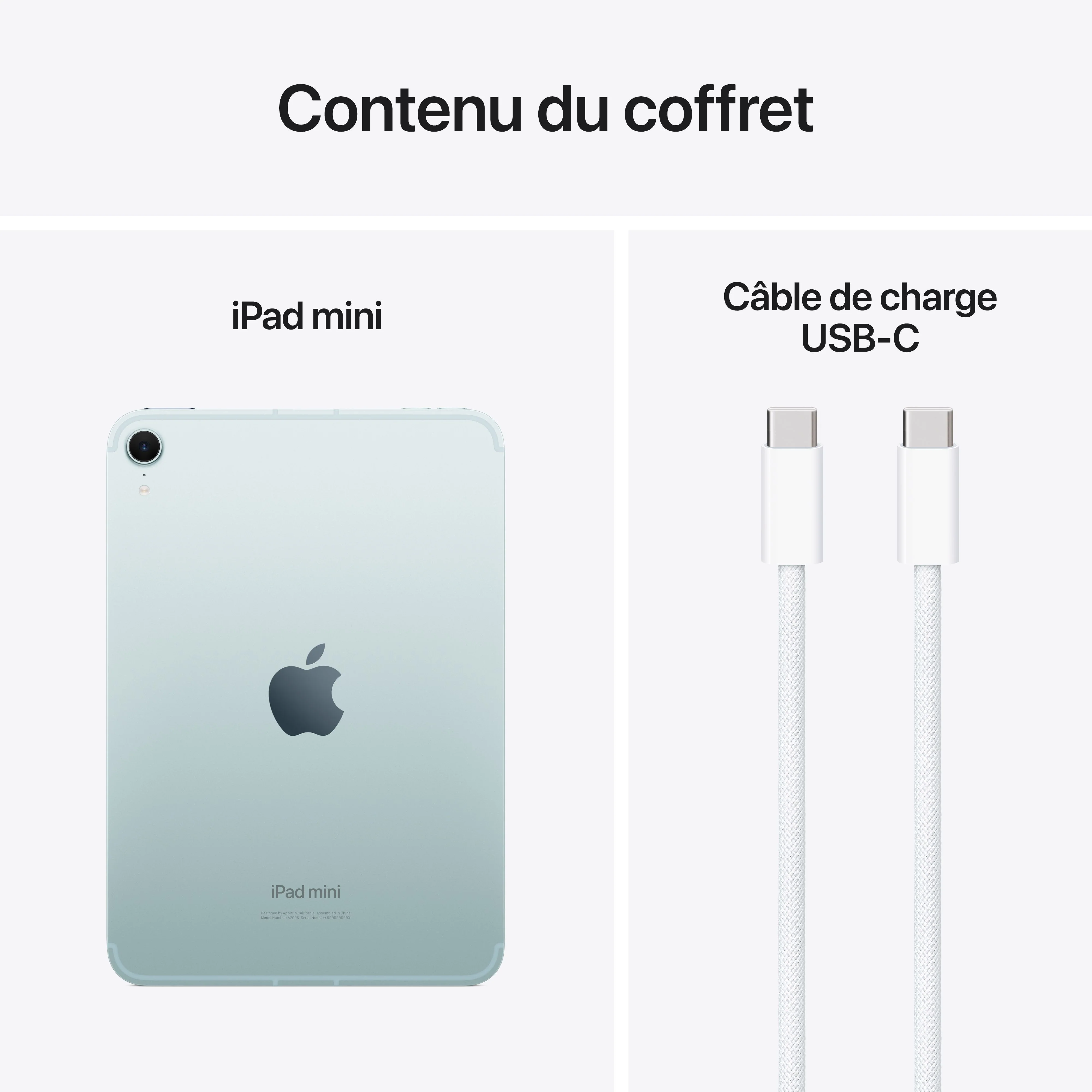 iPad mini Wi-Fi + Cellular 512 Go - Bleu (A17 Pro) - Image 10