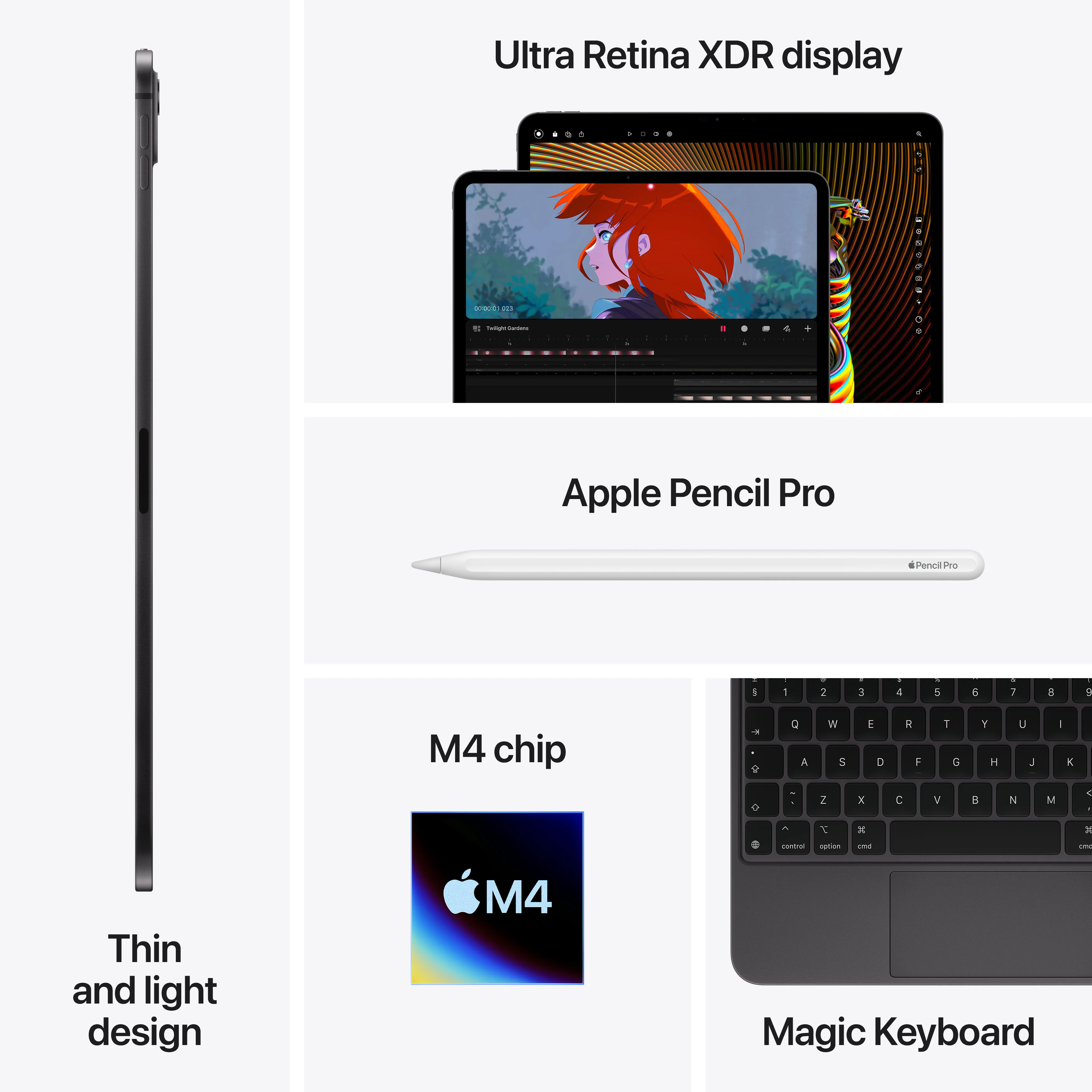 iPad Pro 13" M4 • WiFi 256GB • Argent - Image 9
